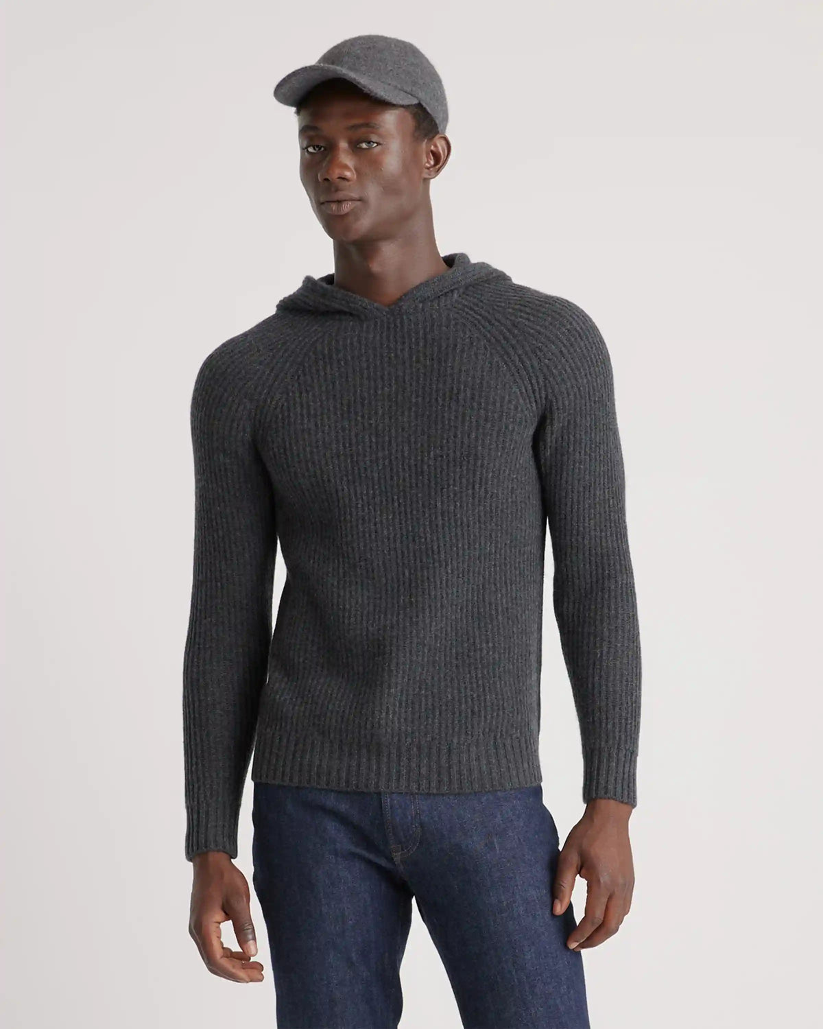 Mongolian Spring Cashmere Fisherman Pullover Hoodie