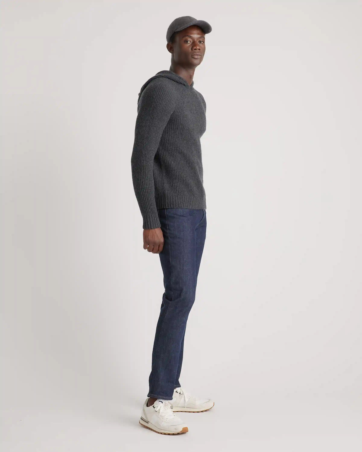 Mongolian Spring Cashmere Fisherman Pullover Hoodie