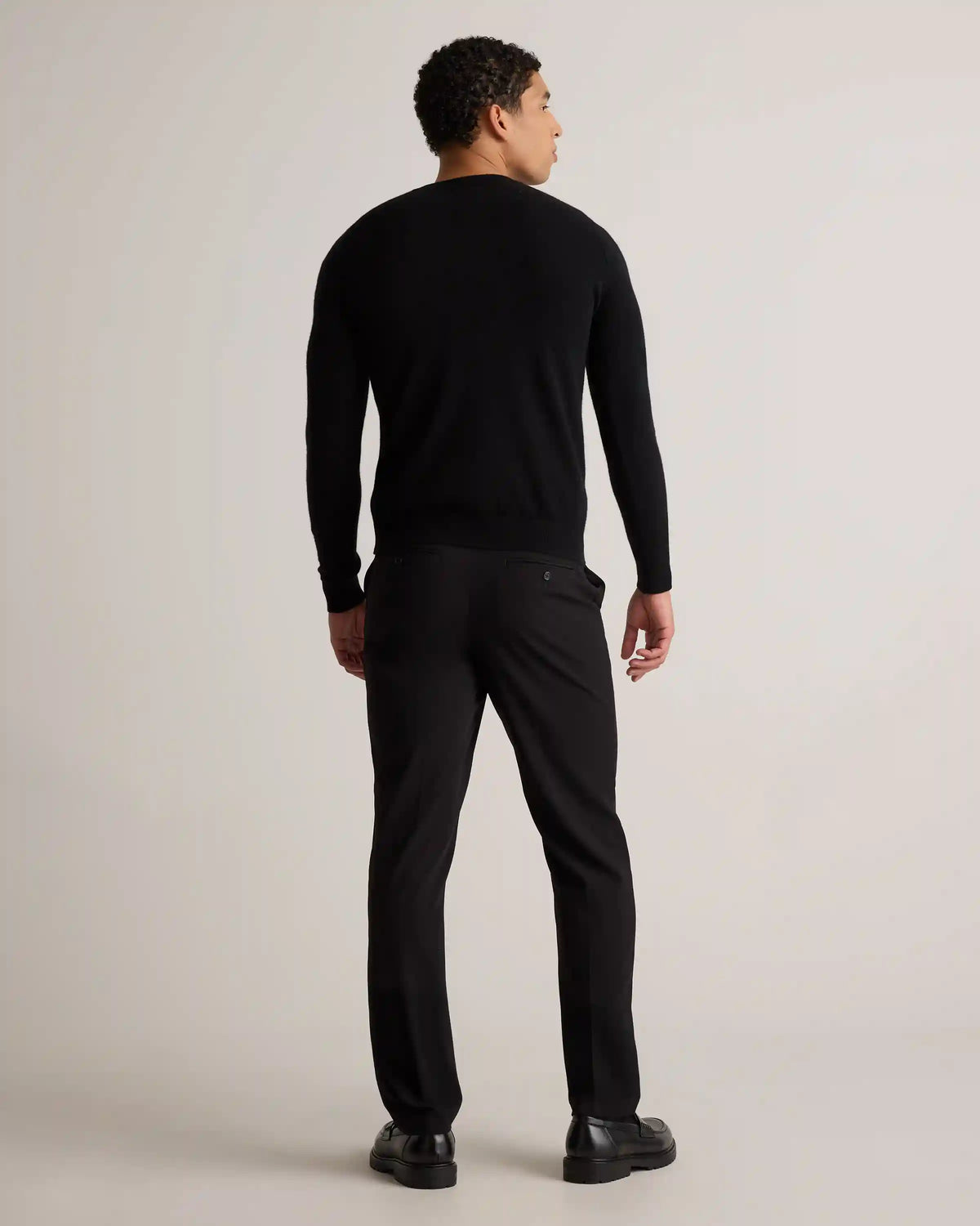 Mongolian Cashmere Henley Sweater