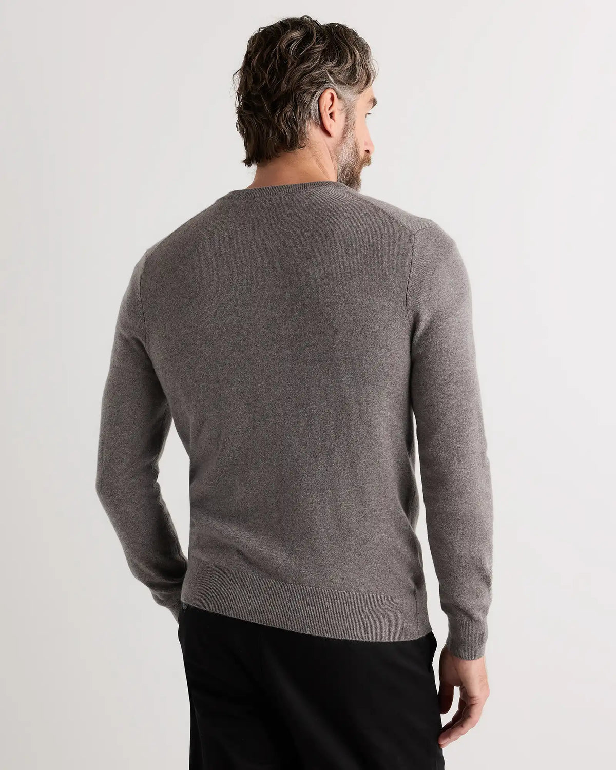 Mongolian Cashmere Henley Sweater