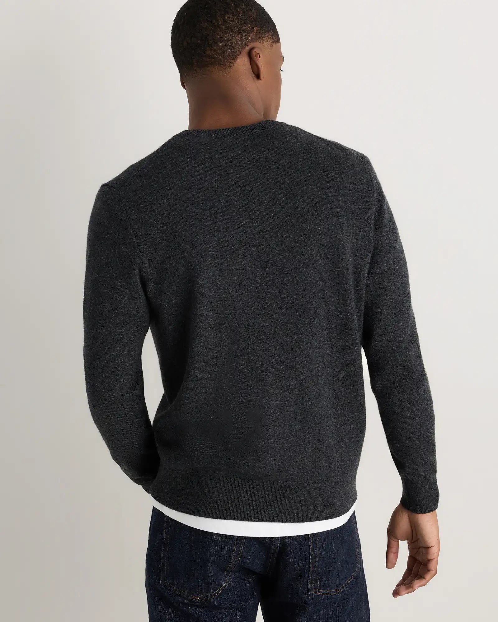 Mongolian Cashmere Henley Sweater