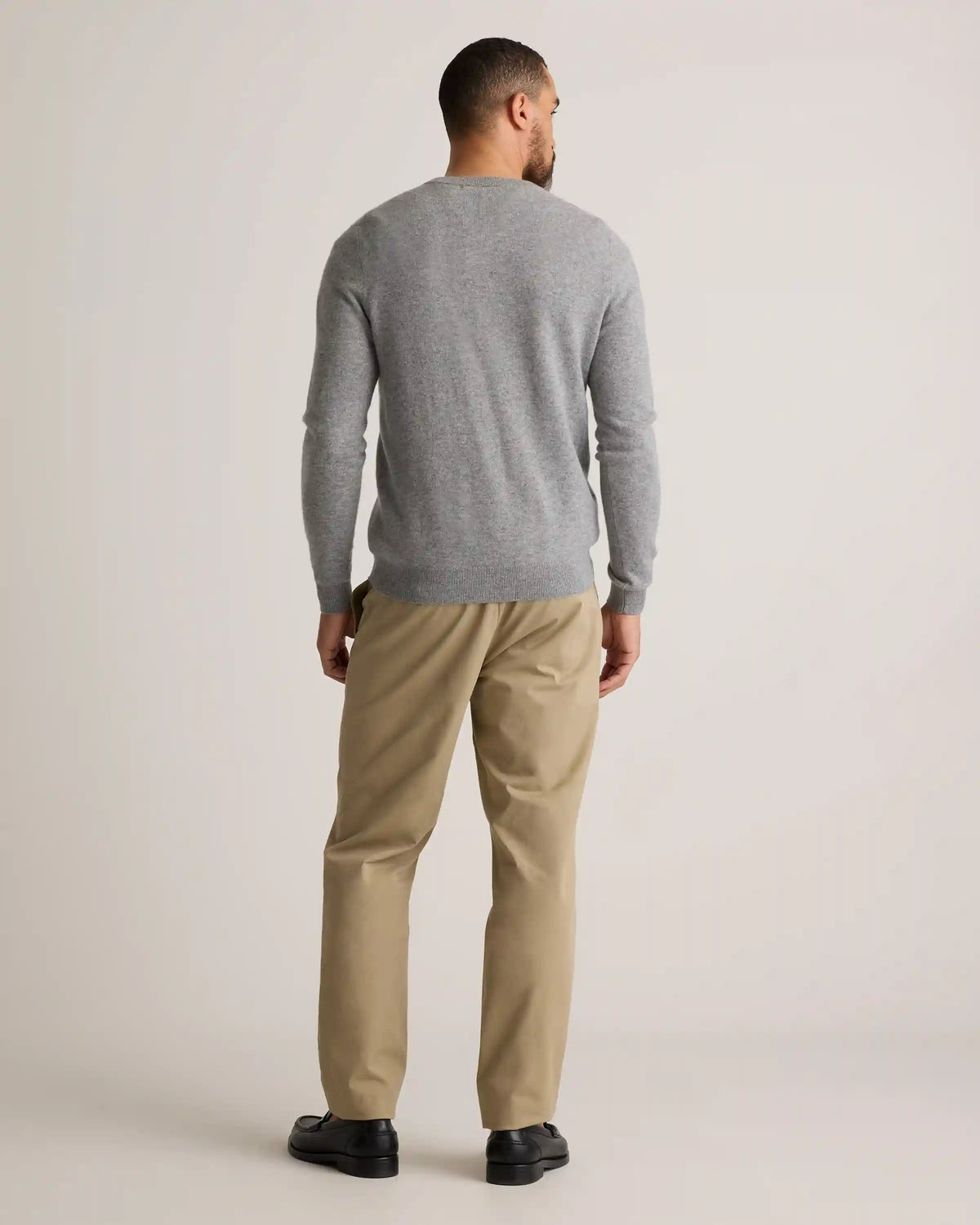 Mongolian Cashmere Henley Sweater