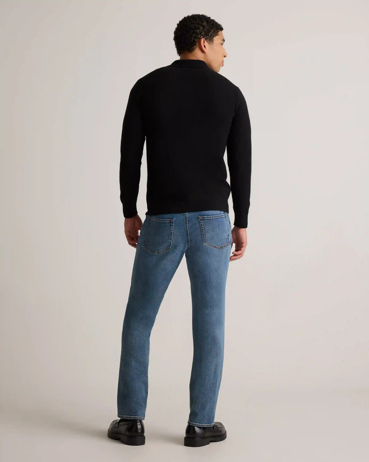 Mongolian Cashmere Button Down Sweater