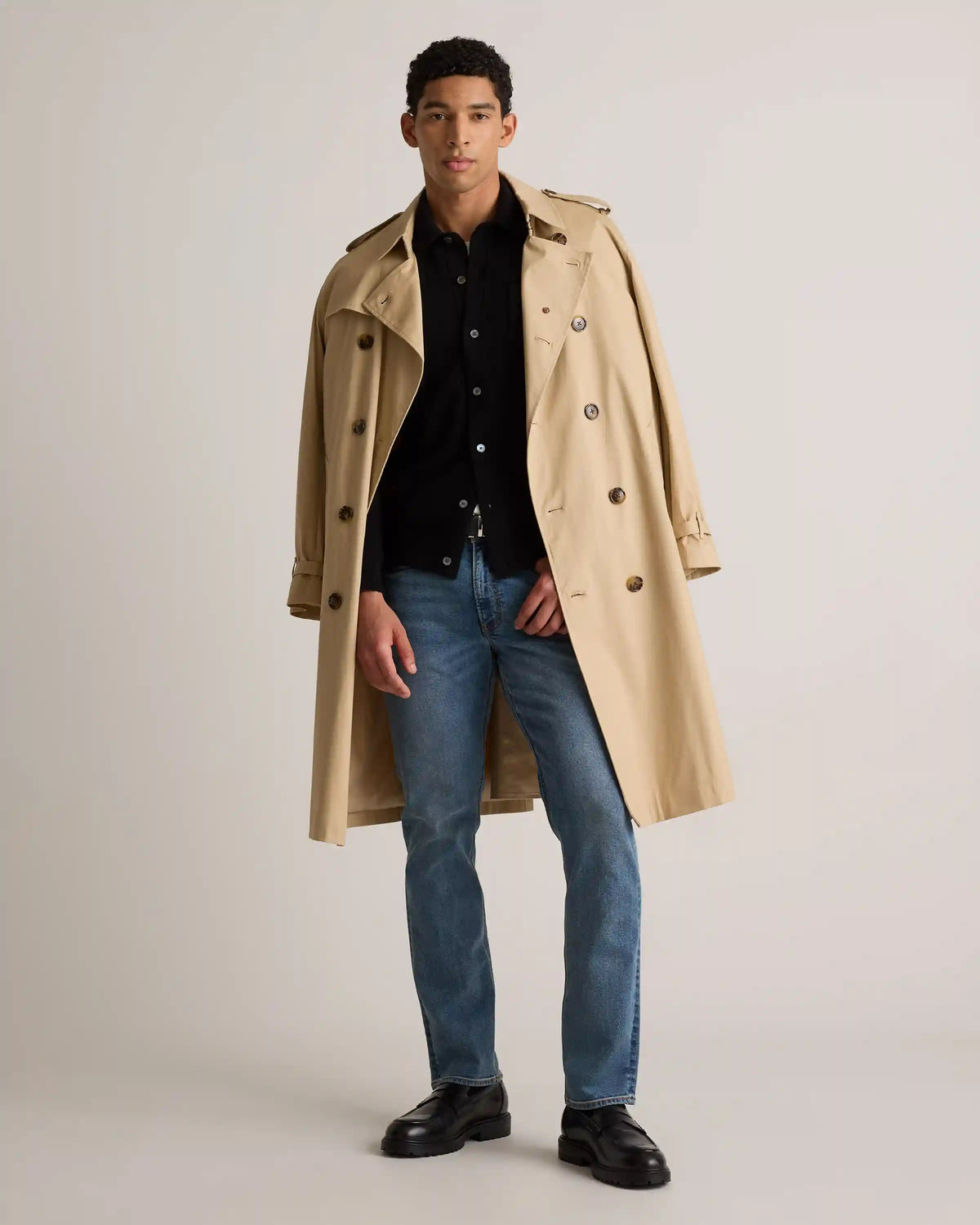 Mongolian Cashmere Button Down Sweater
