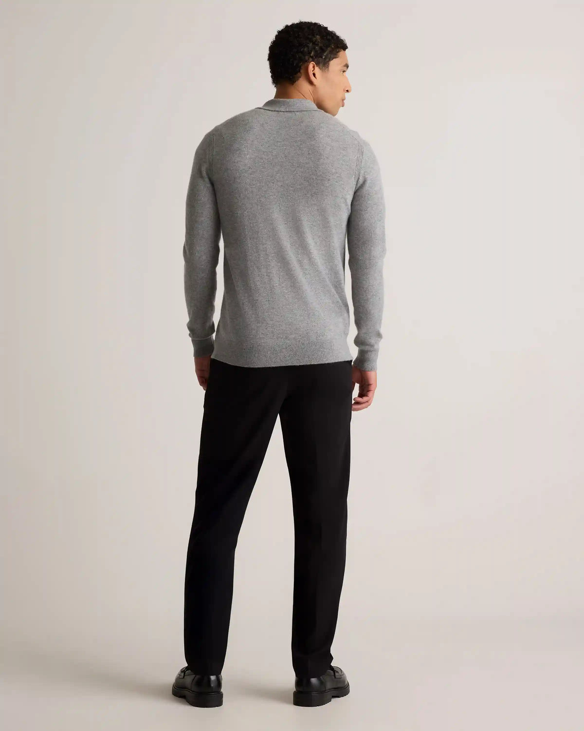 Mongolian Cashmere Button Down Sweater