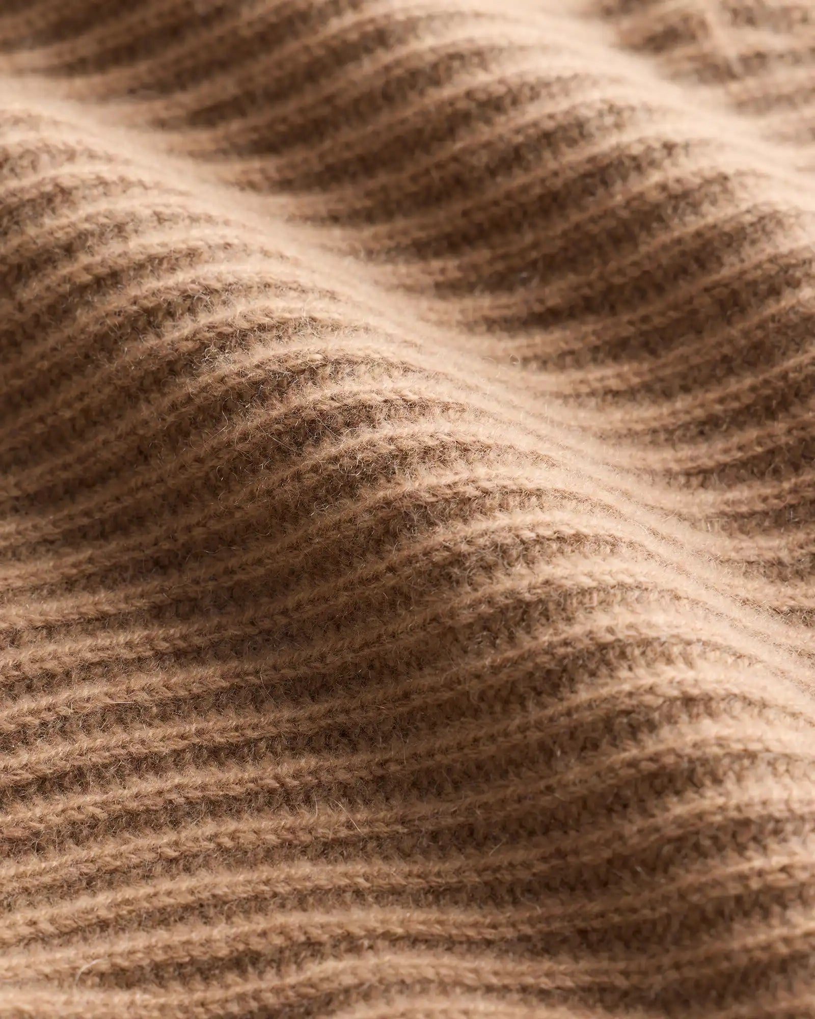 Mongolian Cashmere Fisherman Quarter Zip Sweater