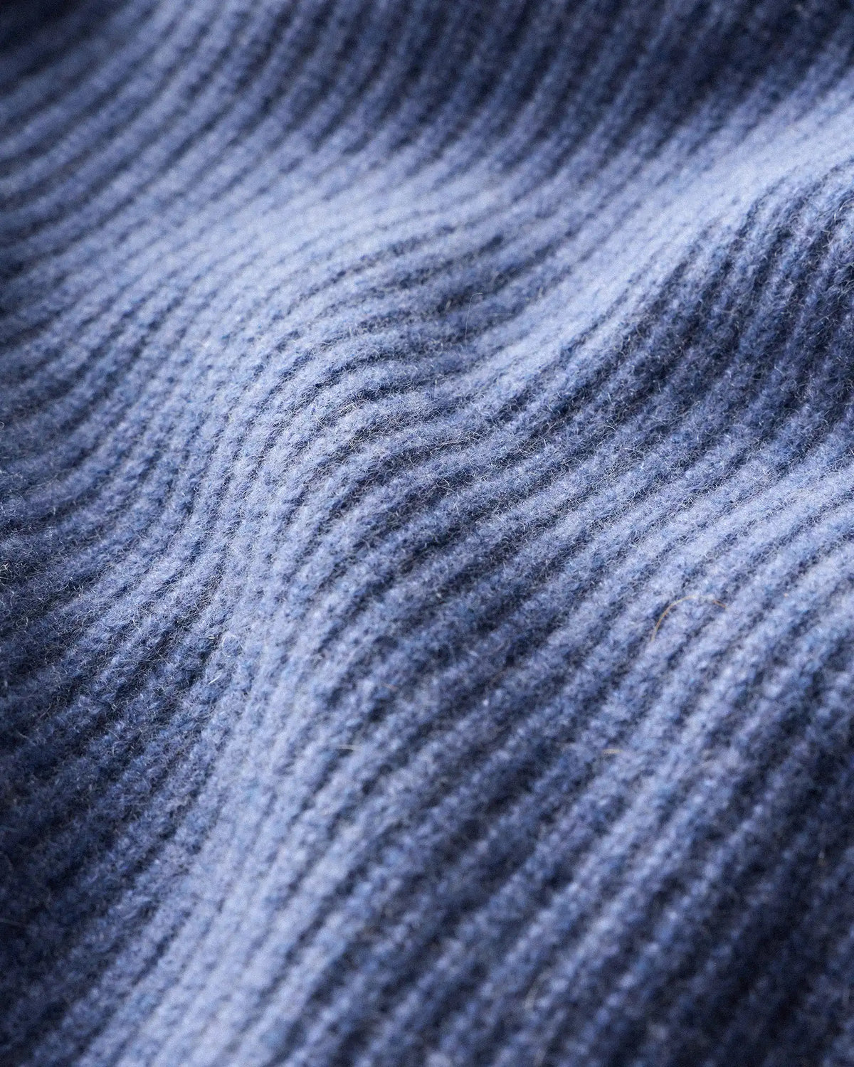 Mongolian Cashmere Fisherman Full Zip Sweater
