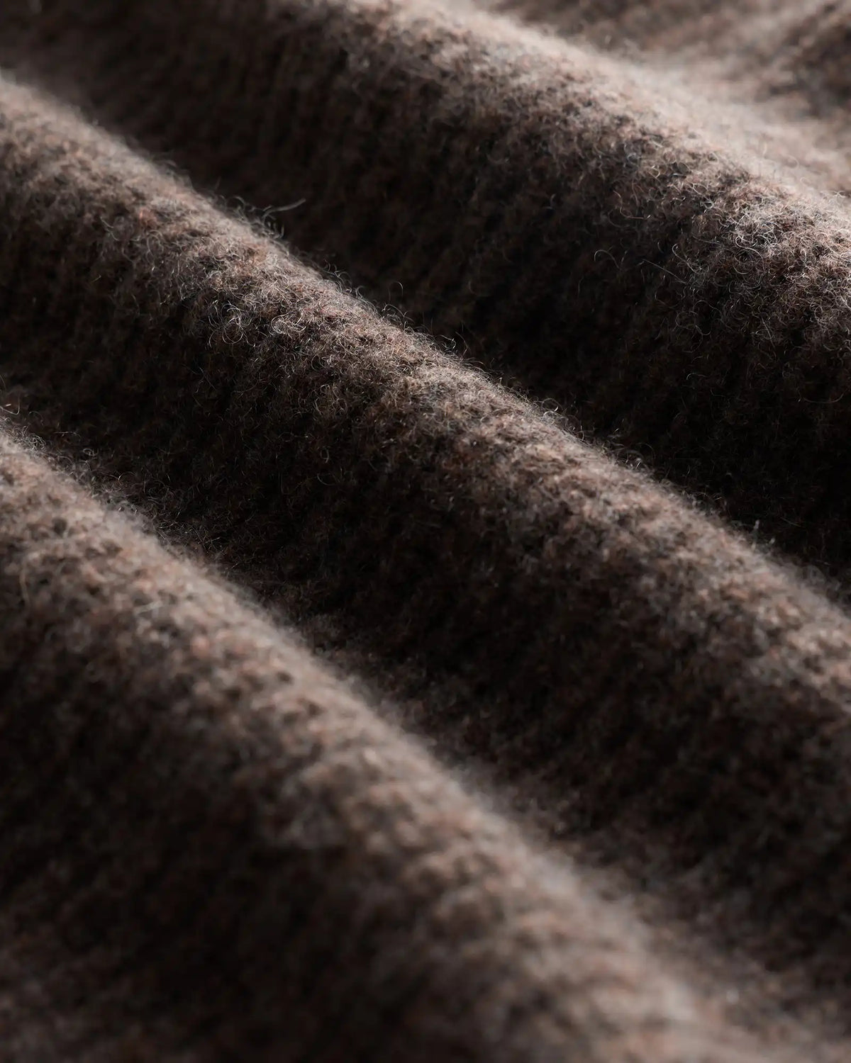 Mongolian Cashmere Fisherman Full Zip Sweater