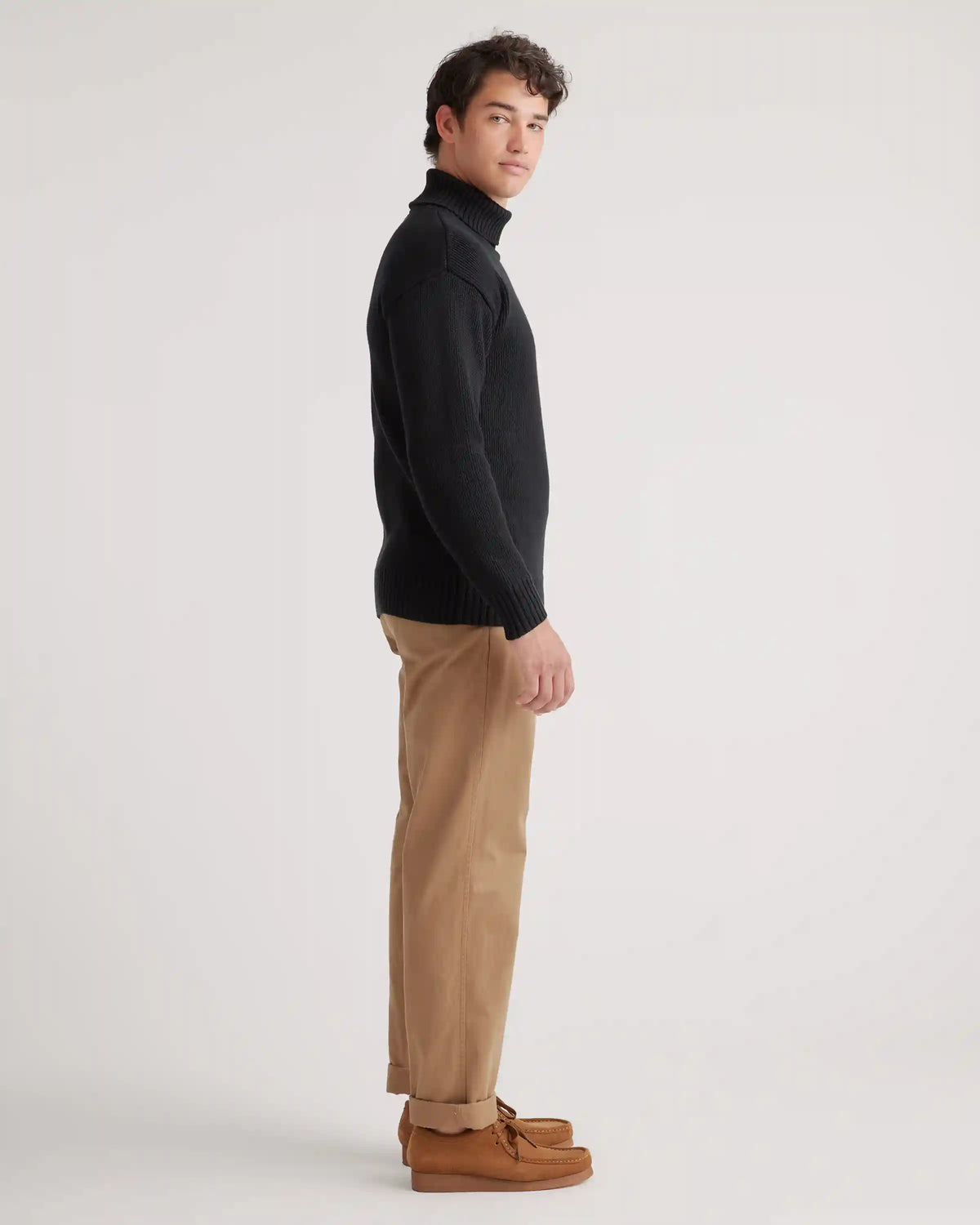100% Organic Cotton Turtleneck Sweater