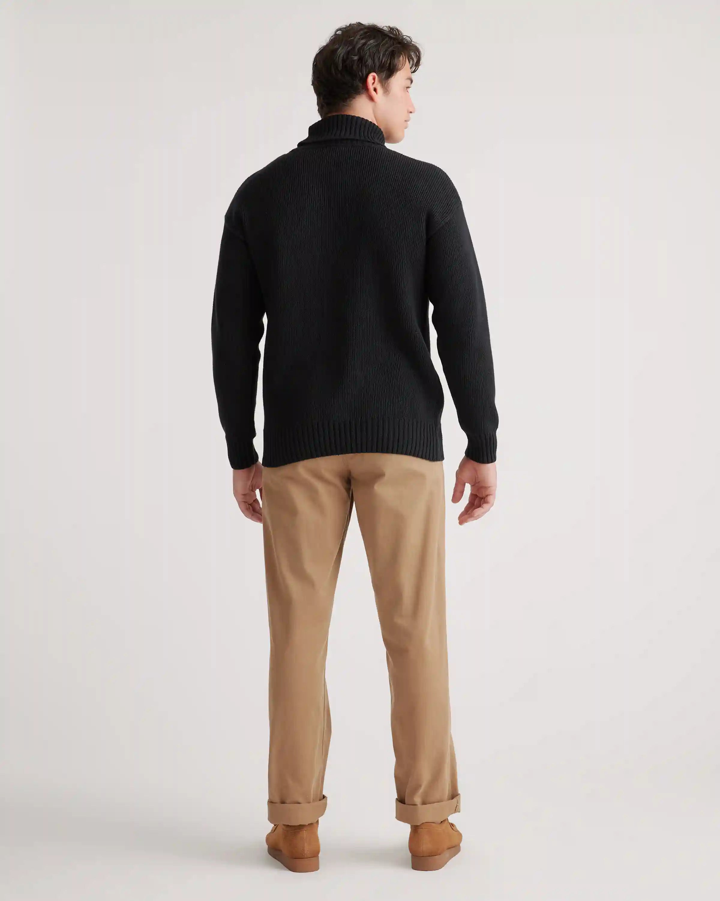 100% Organic Cotton Turtleneck Sweater