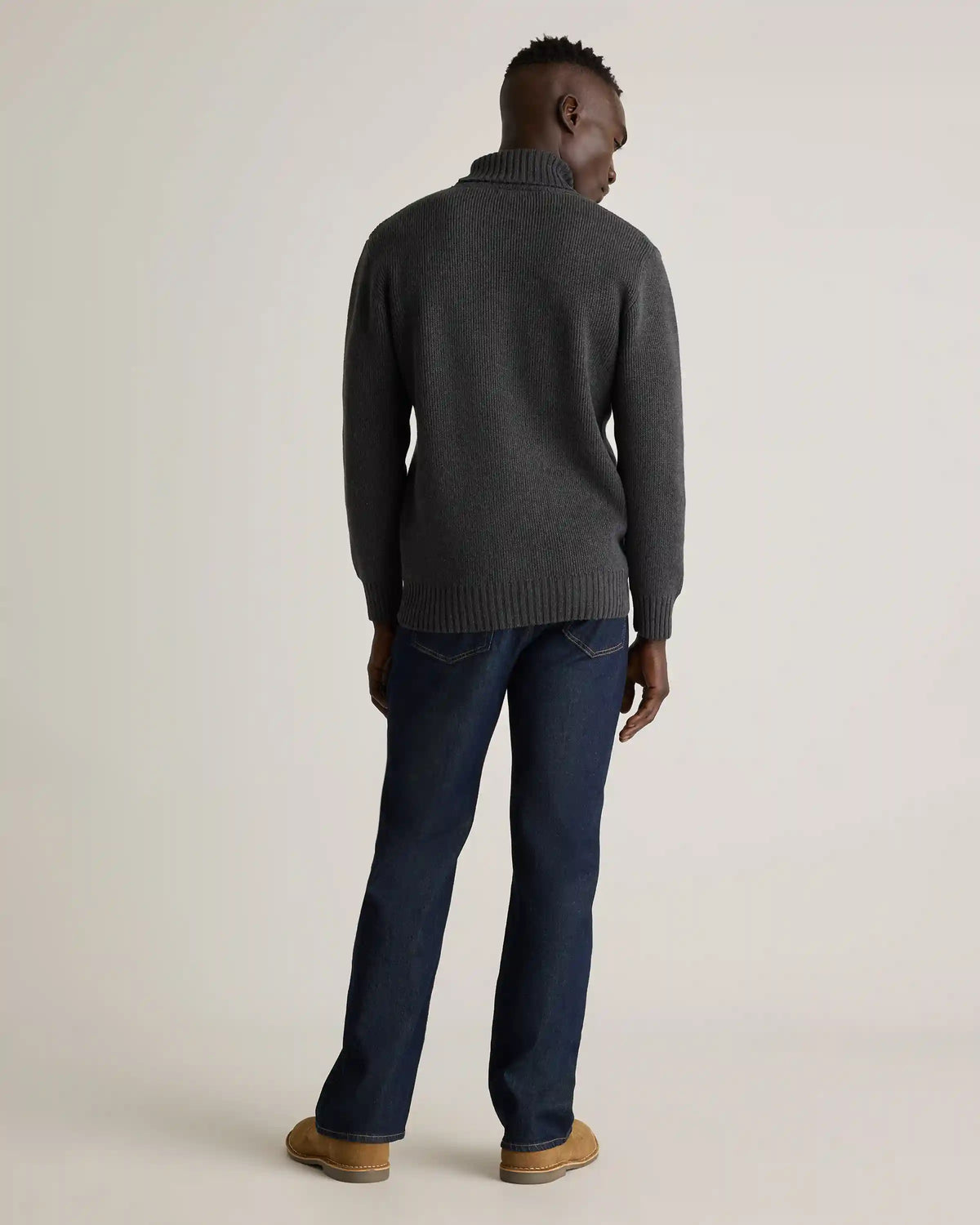 100% Organic Cotton Turtleneck Sweater