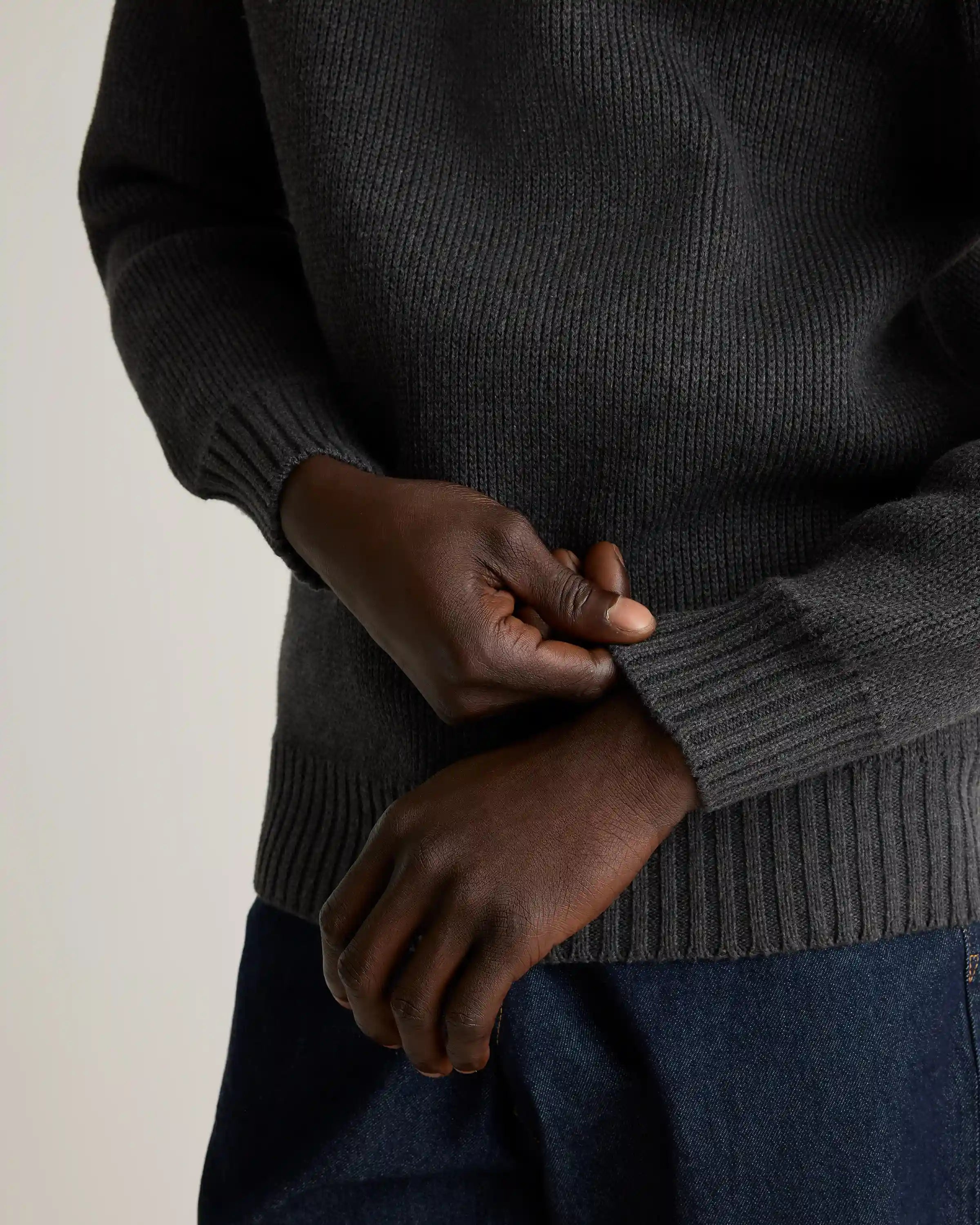 100% Organic Cotton Turtleneck Sweater