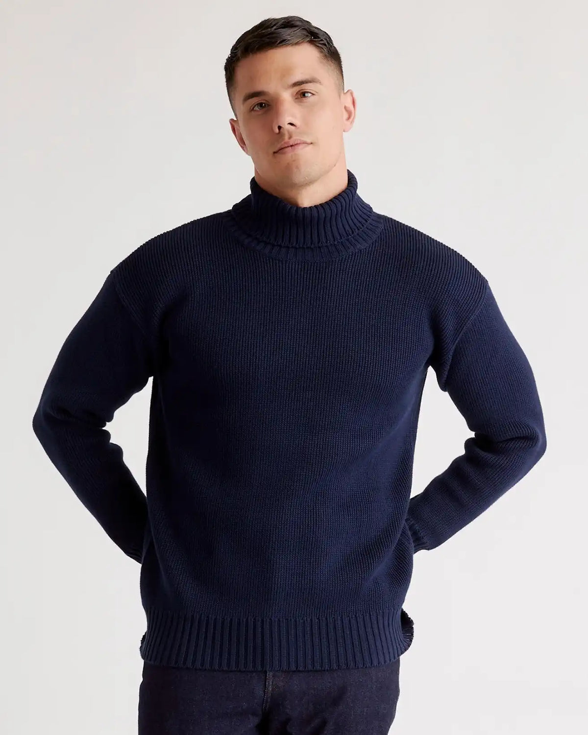100% Organic Cotton Turtleneck Sweater