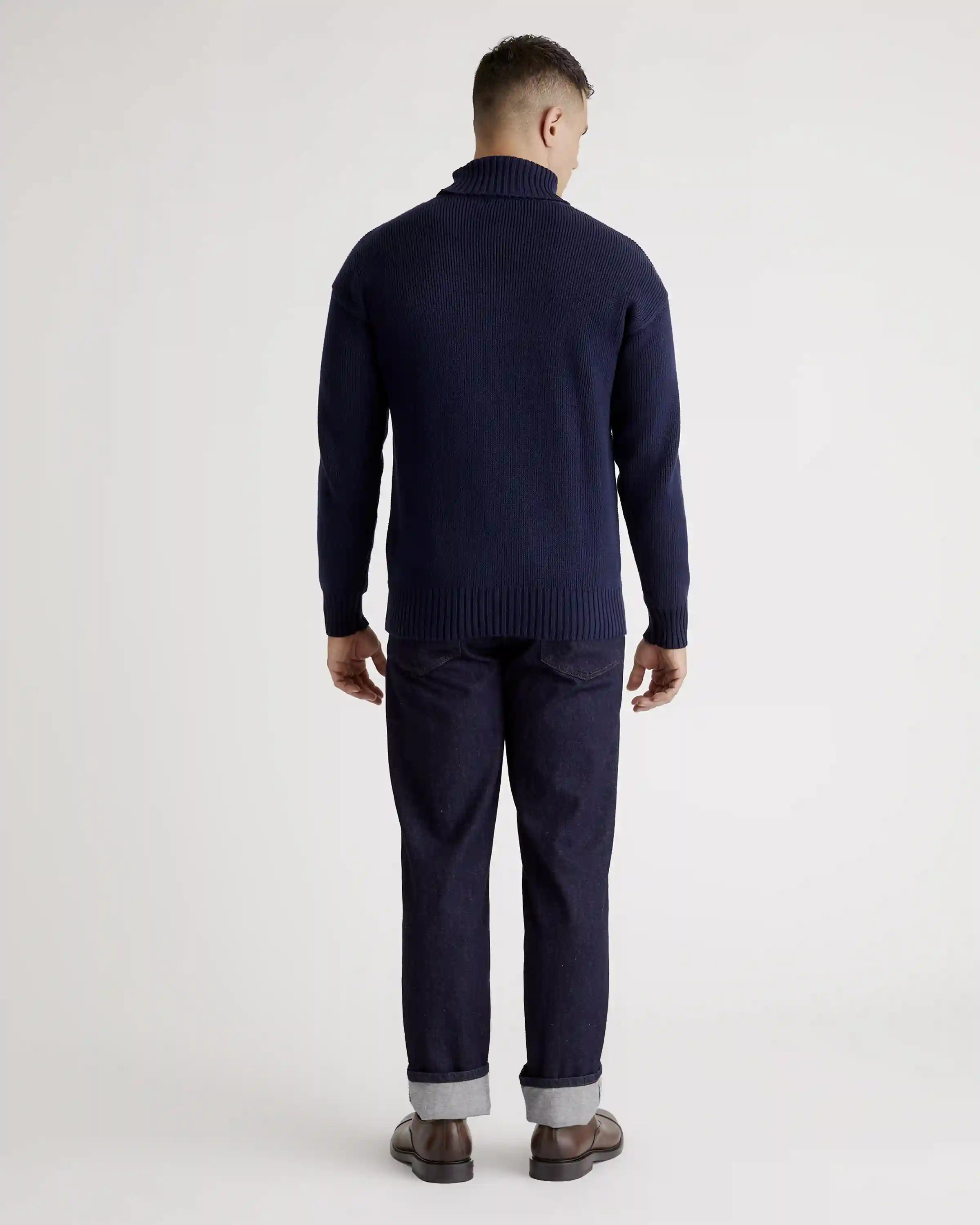 100% Organic Cotton Turtleneck Sweater