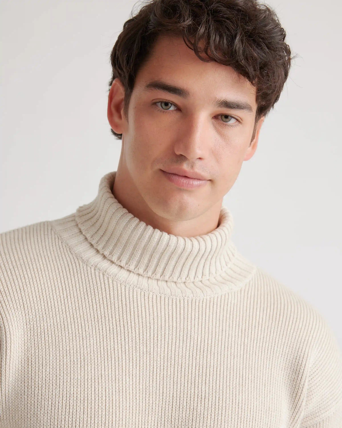 100% Organic Cotton Turtleneck Sweater