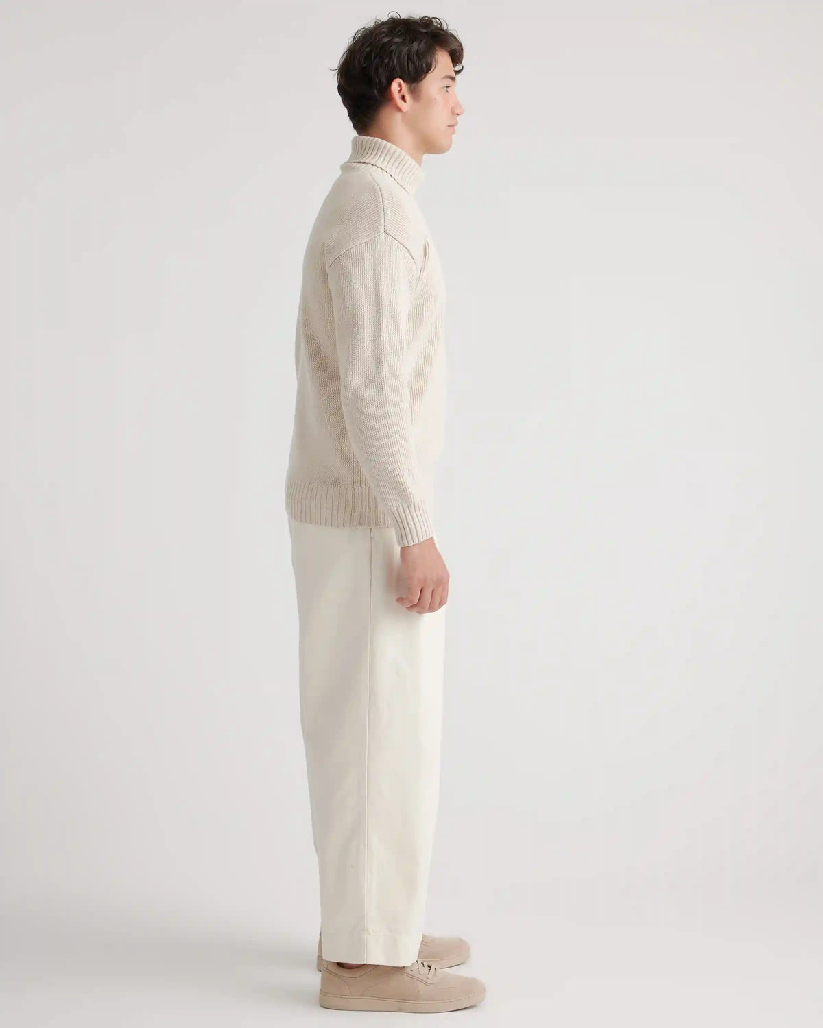100% Organic Cotton Turtleneck Sweater