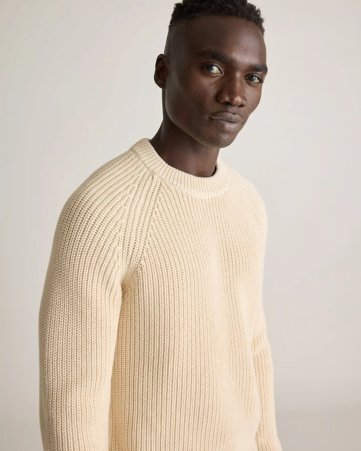 100% Organic Cotton Fisherman Crew Sweater
