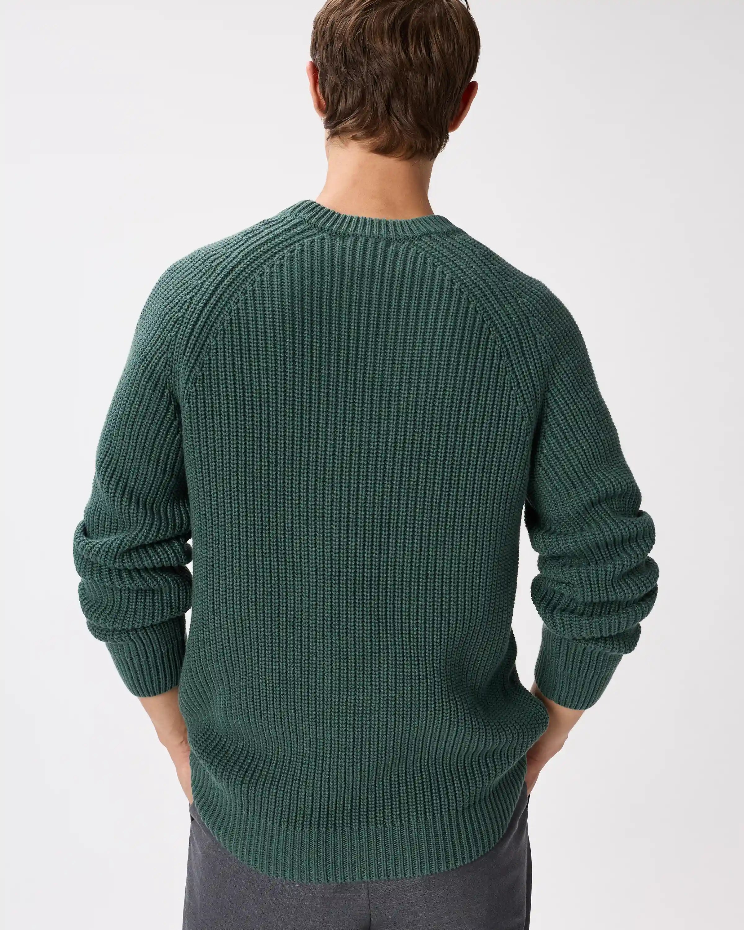100% Organic Cotton Fisherman Crew Sweater