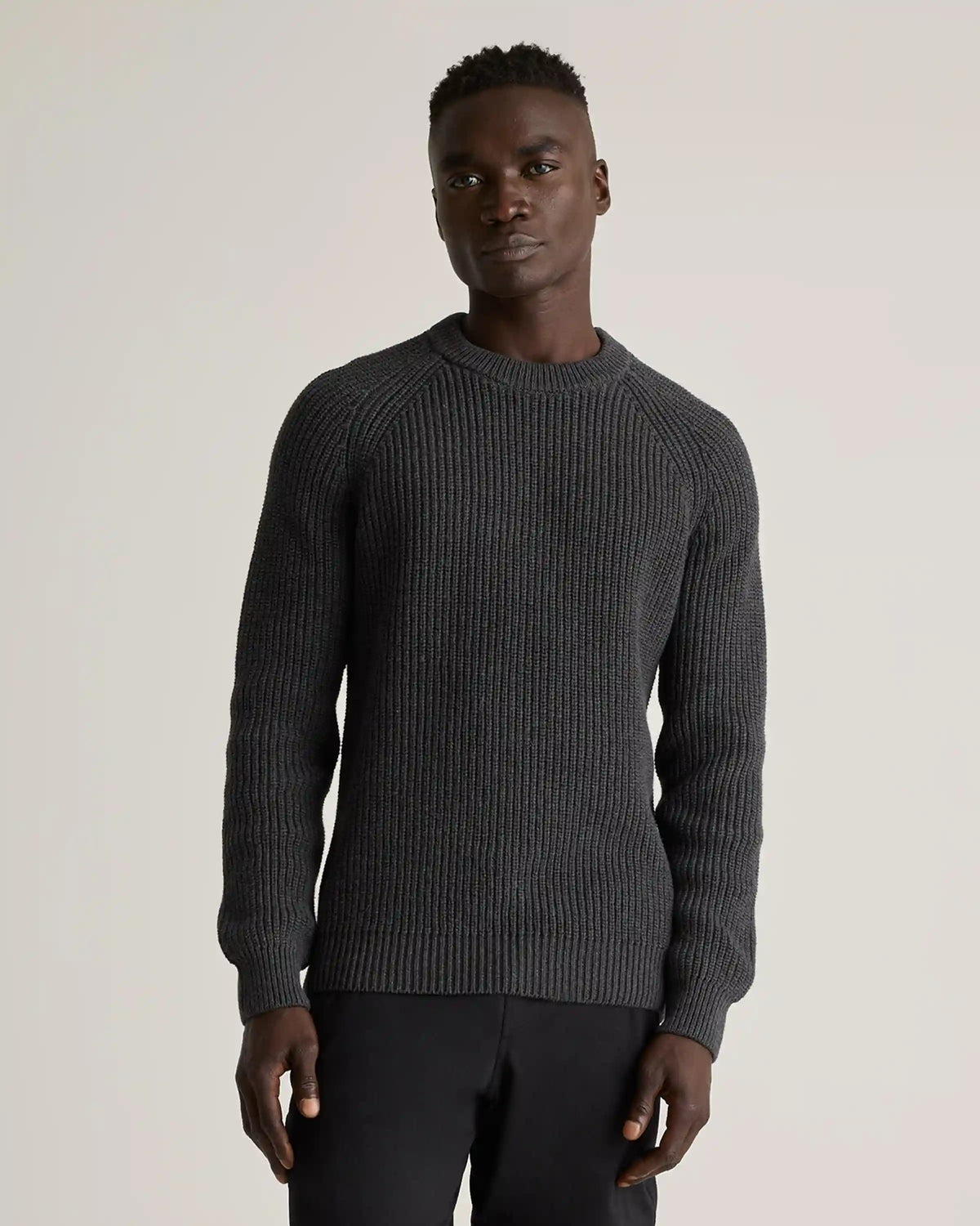 100% Organic Cotton Fisherman Crew Sweater