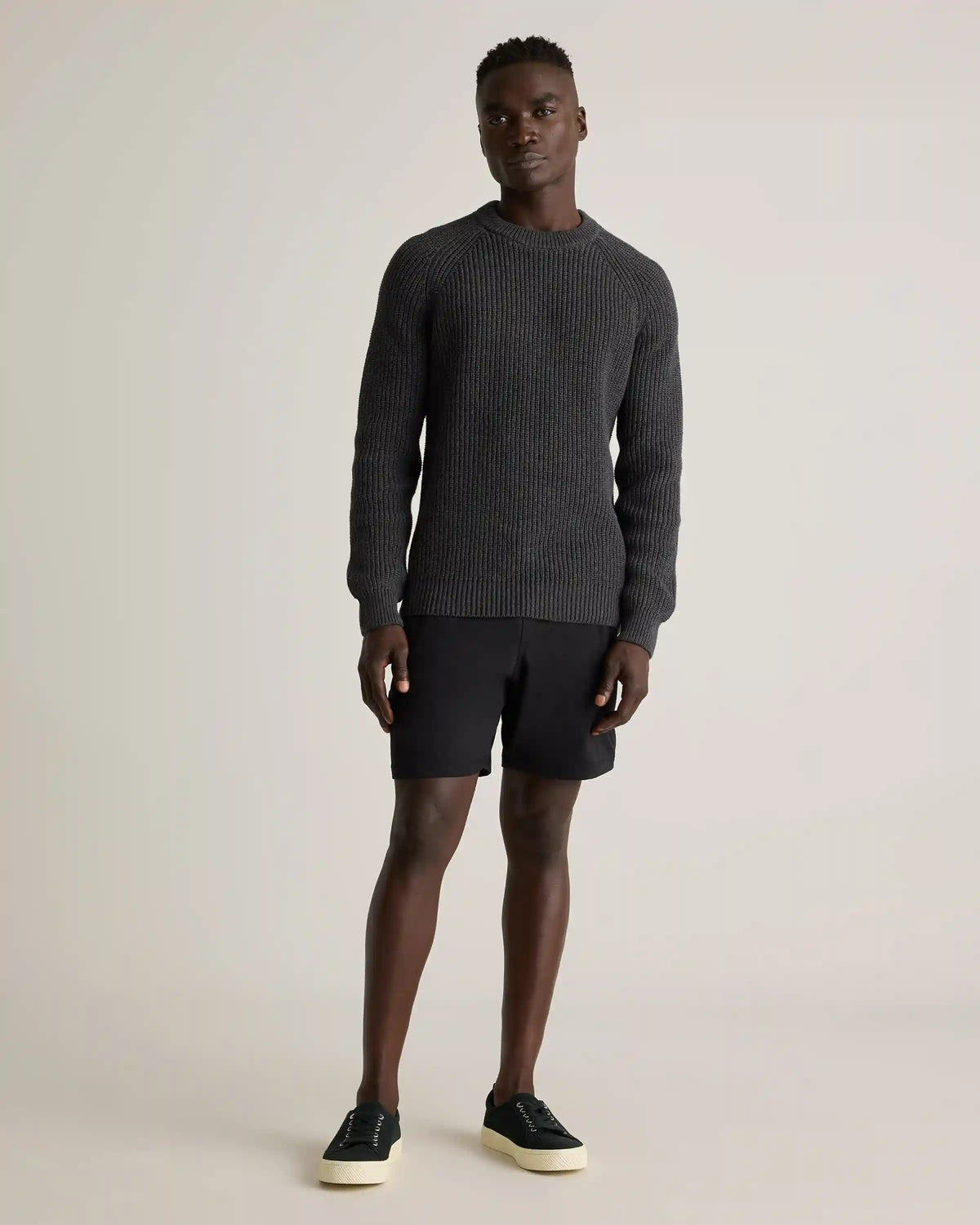 100% Organic Cotton Fisherman Crew Sweater