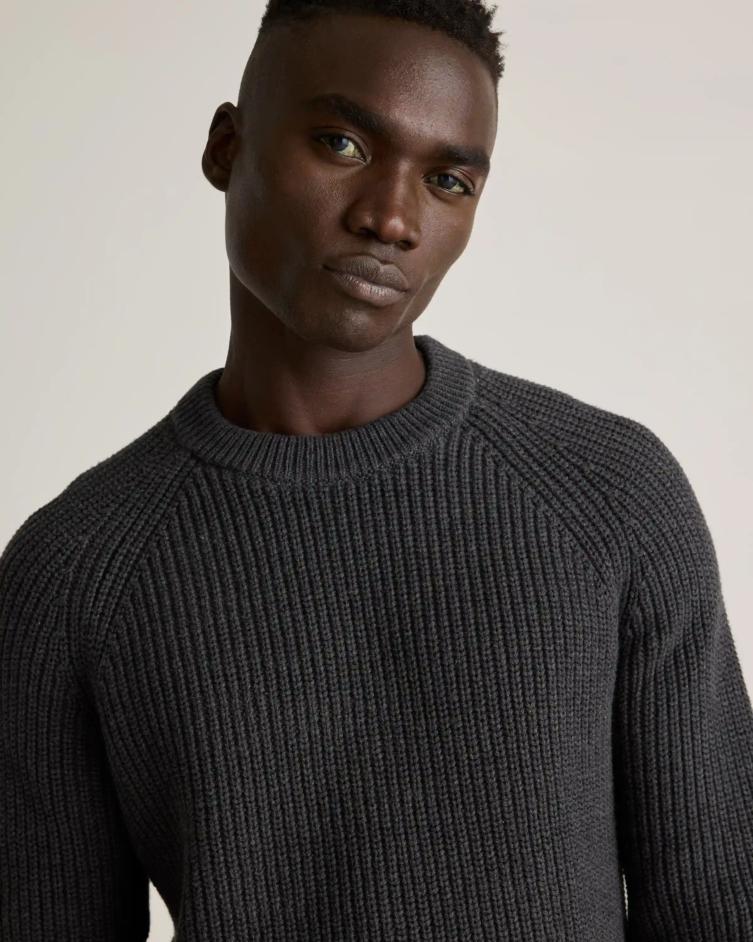 100% Organic Cotton Fisherman Crew Sweater