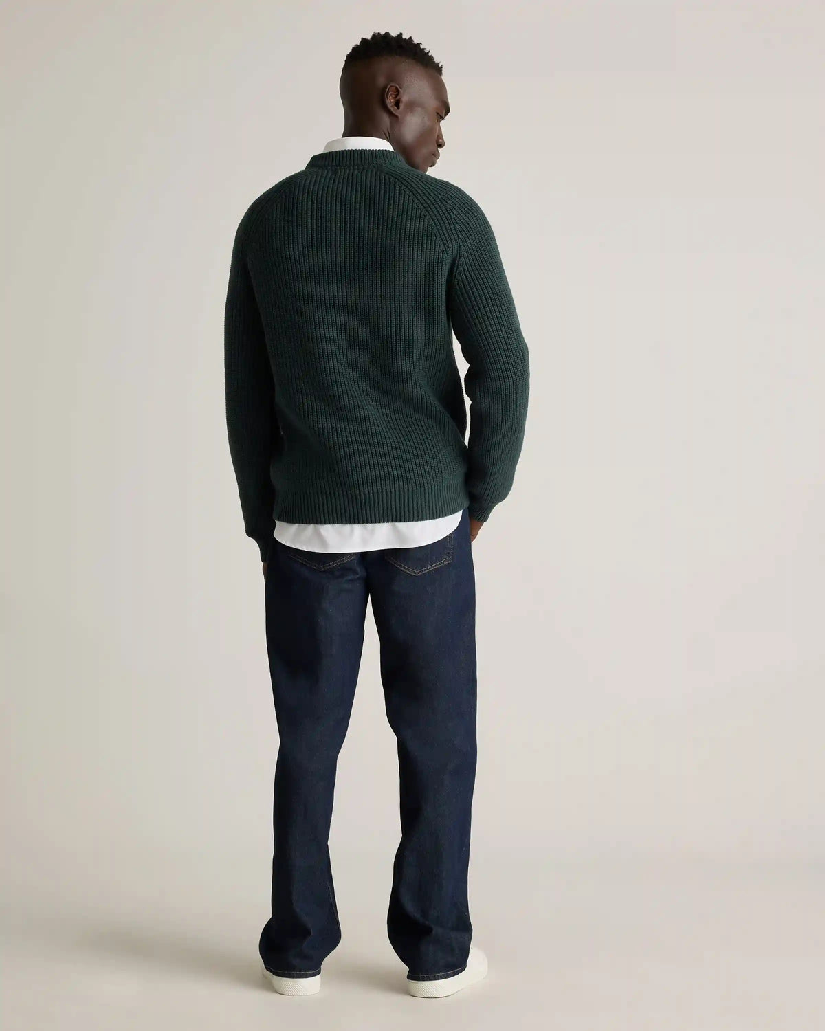 100% Organic Cotton Fisherman Crew Sweater