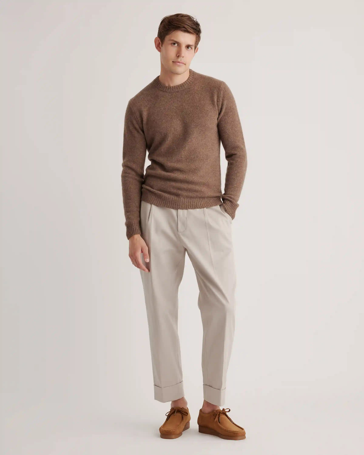 100% Yak Wool Crewneck Sweater