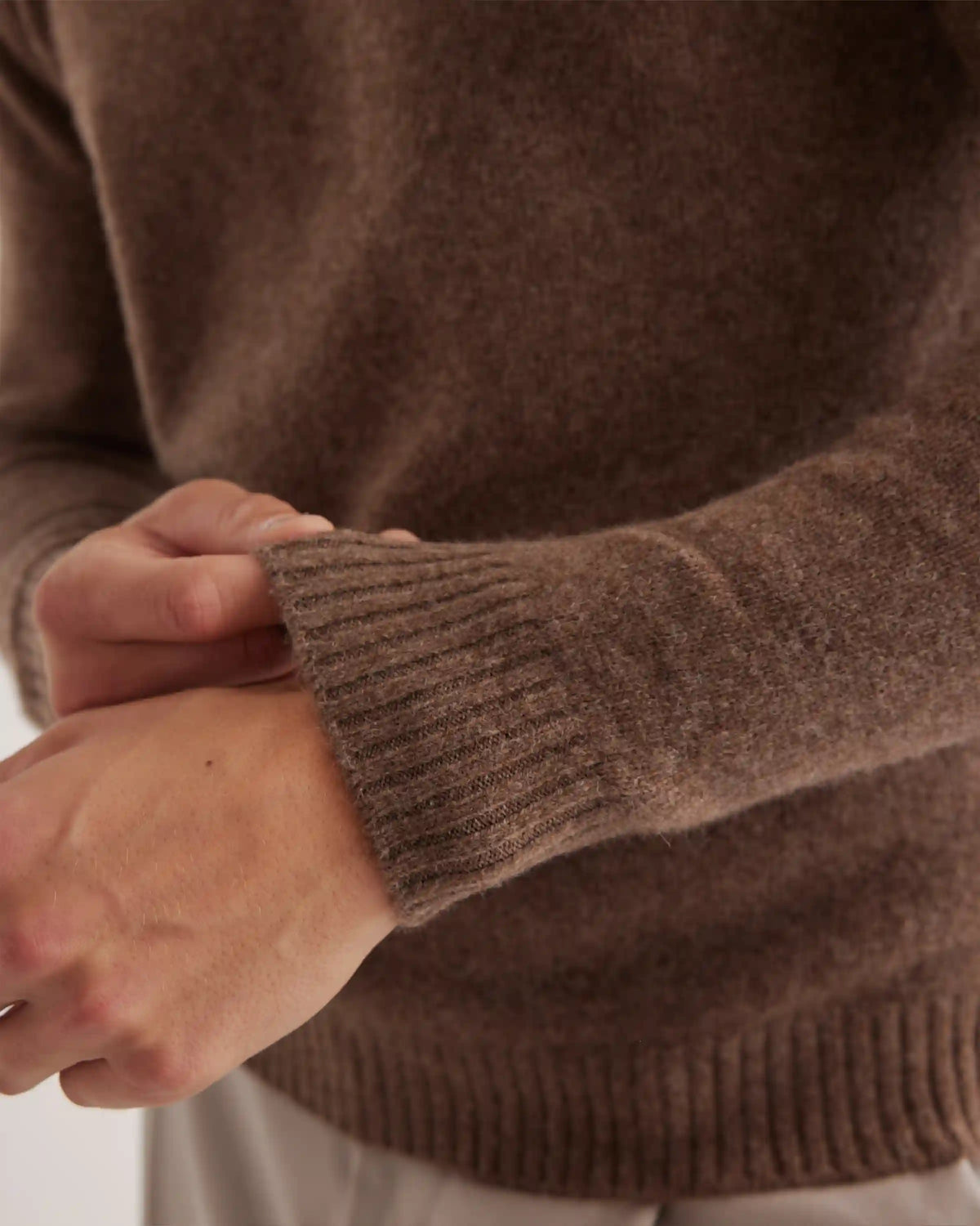 100% Yak Wool Crewneck Sweater