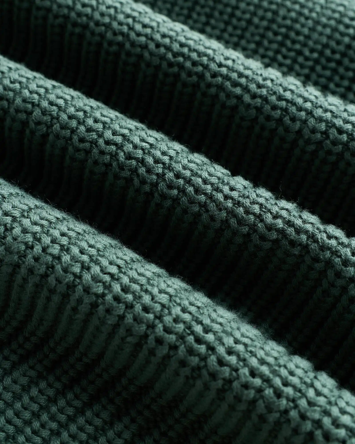100% Organic Cotton Fisherman Quarter-Zip Sweater