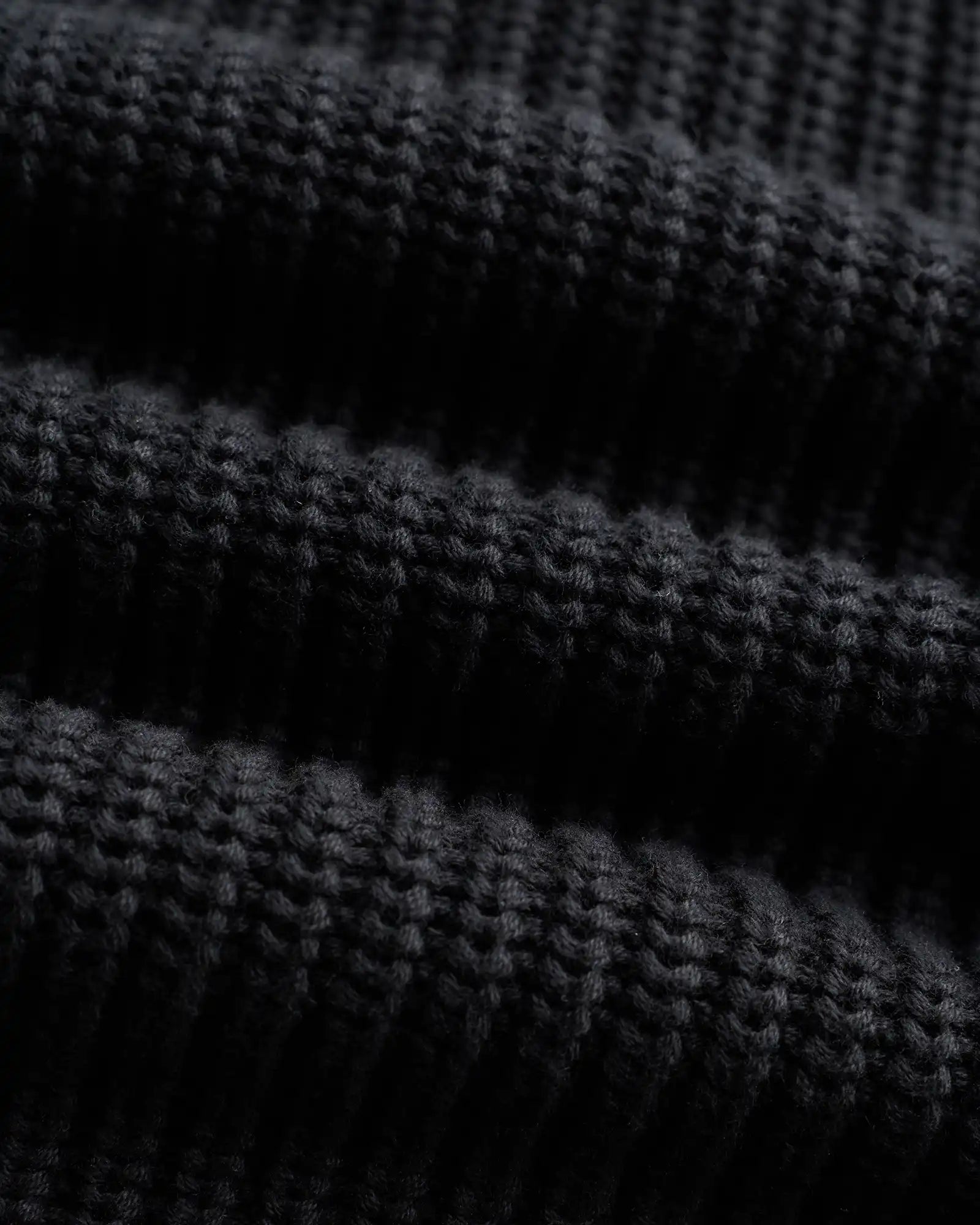 100% Organic Cotton Fisherman Quarter-Zip Sweater