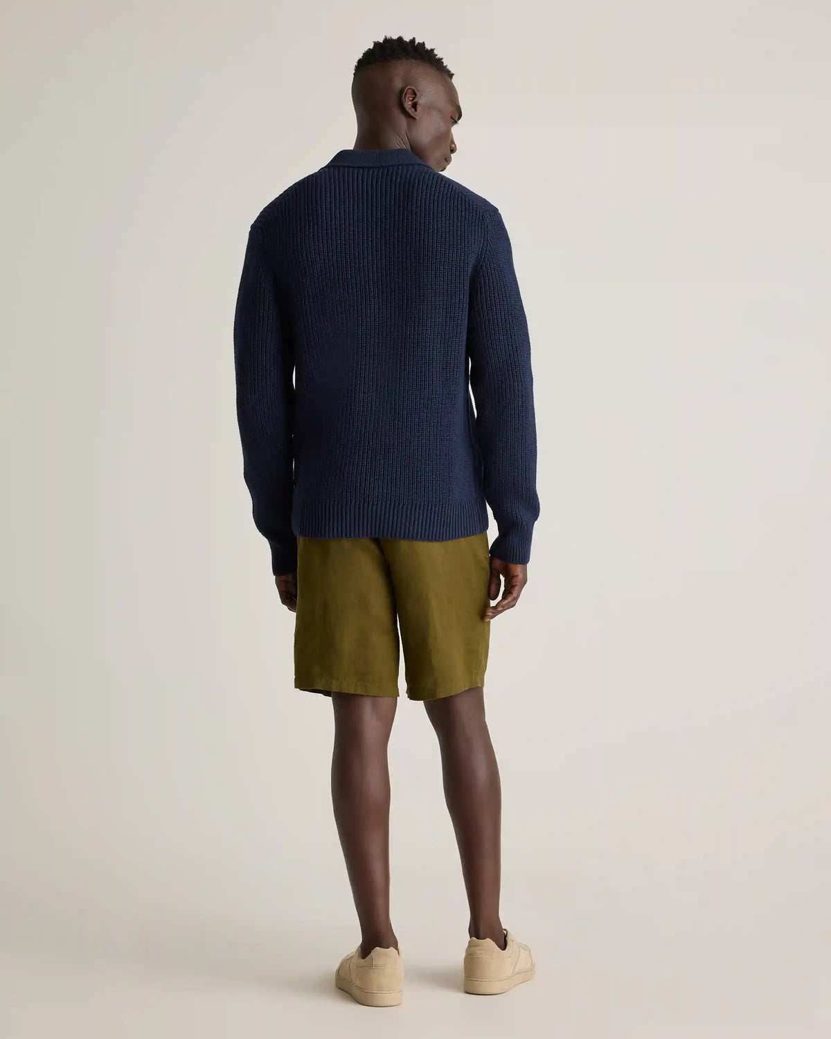 100% Organic Cotton Fisherman Polo Sweater