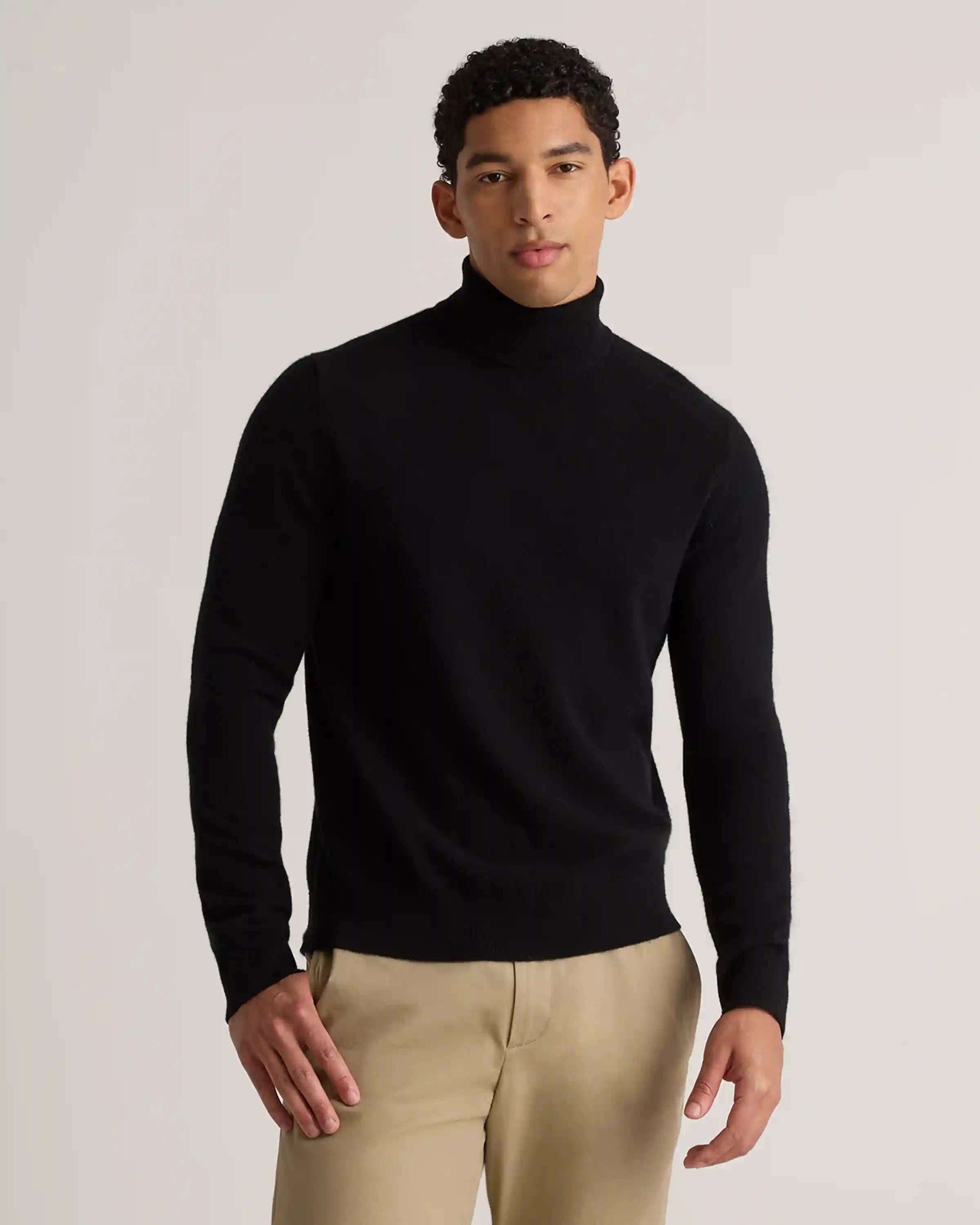Mongolian Cashmere Turtleneck Sweater