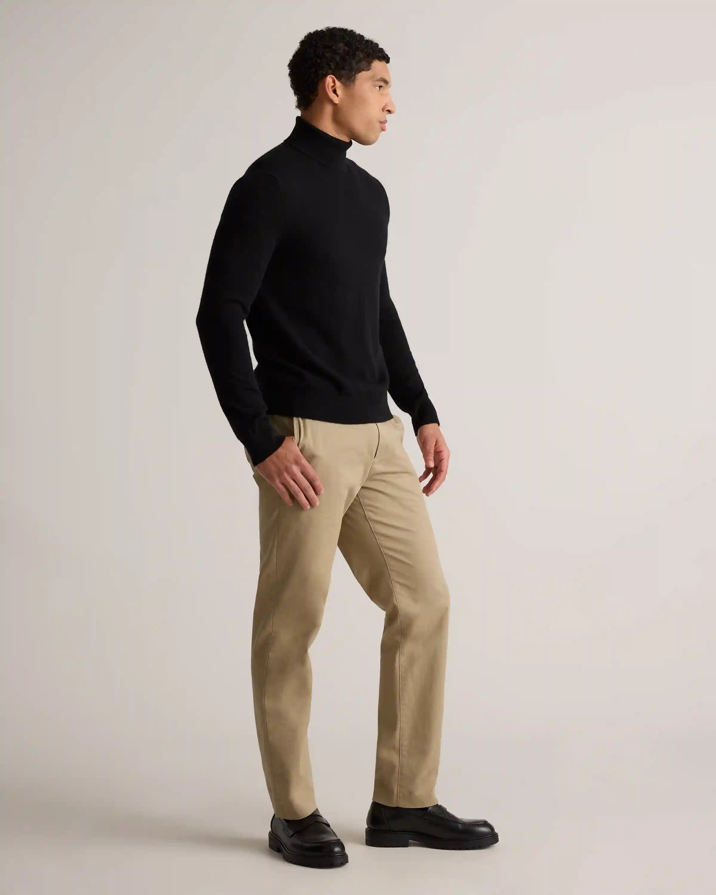 Mongolian Cashmere Turtleneck Sweater
