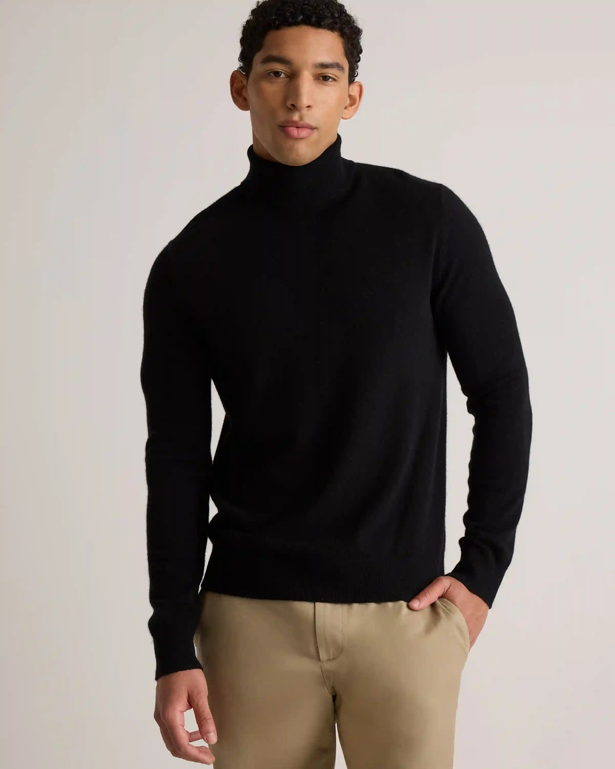 Mongolian Cashmere Turtleneck Sweater