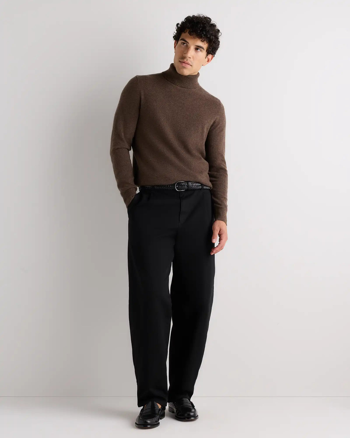 Mongolian Cashmere Turtleneck Sweater