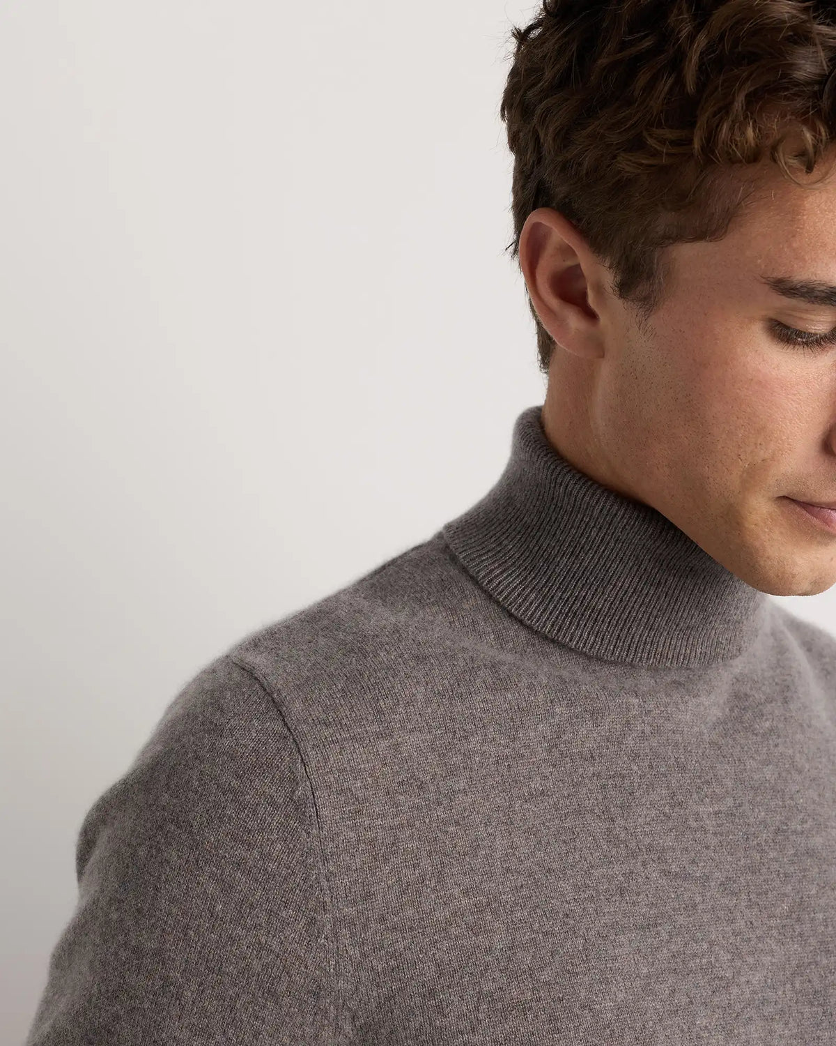 Mongolian Cashmere Turtleneck Sweater