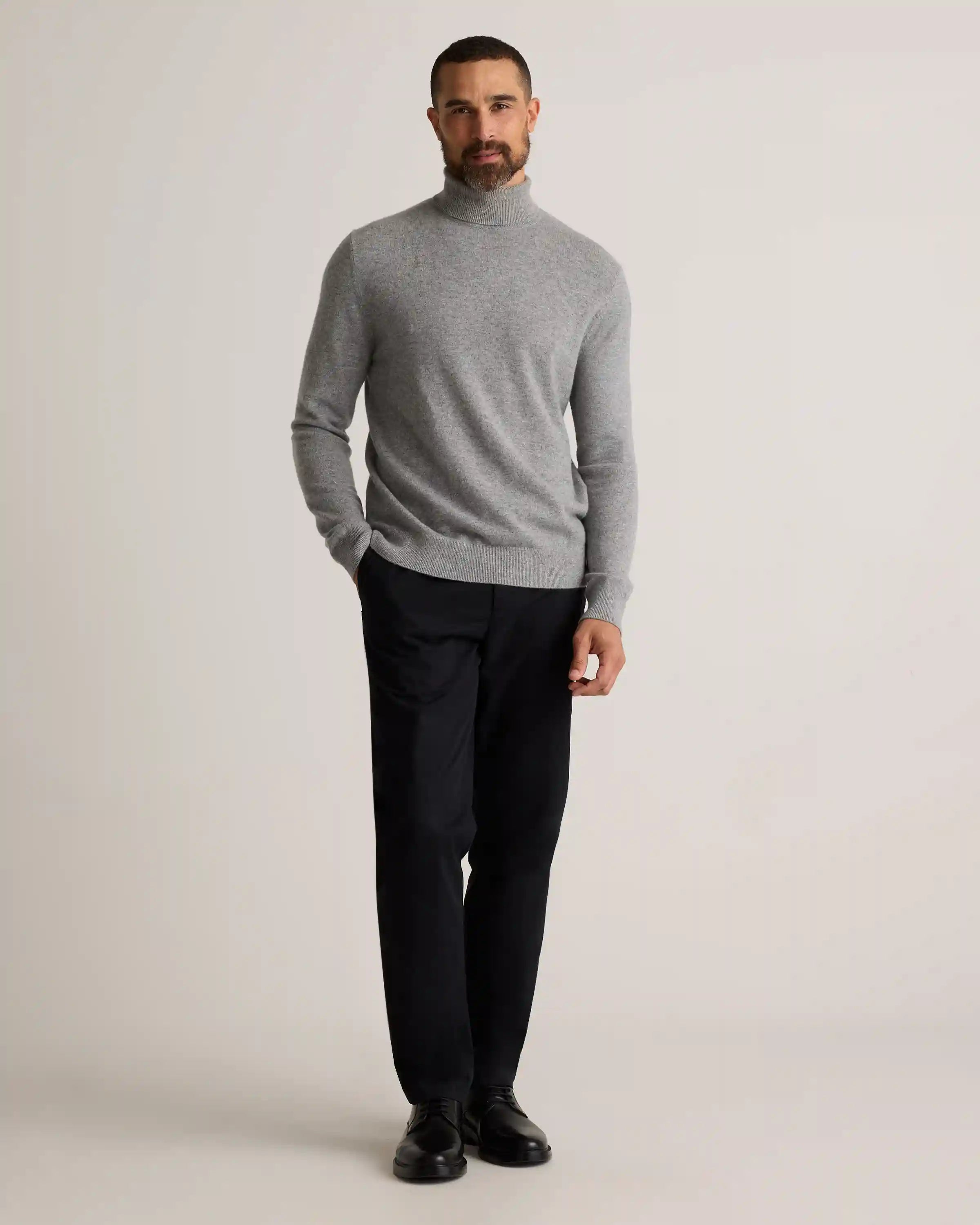 Mongolian Cashmere Turtleneck Sweater
