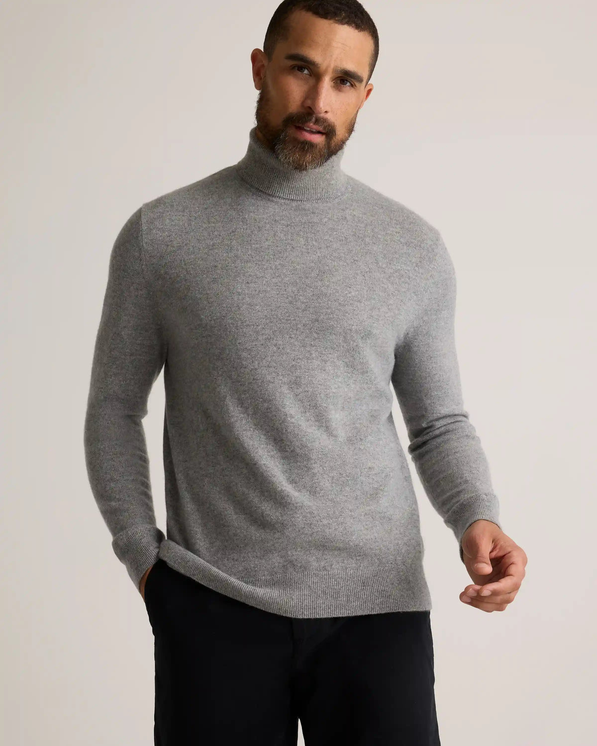 Mongolian Cashmere Turtleneck Sweater