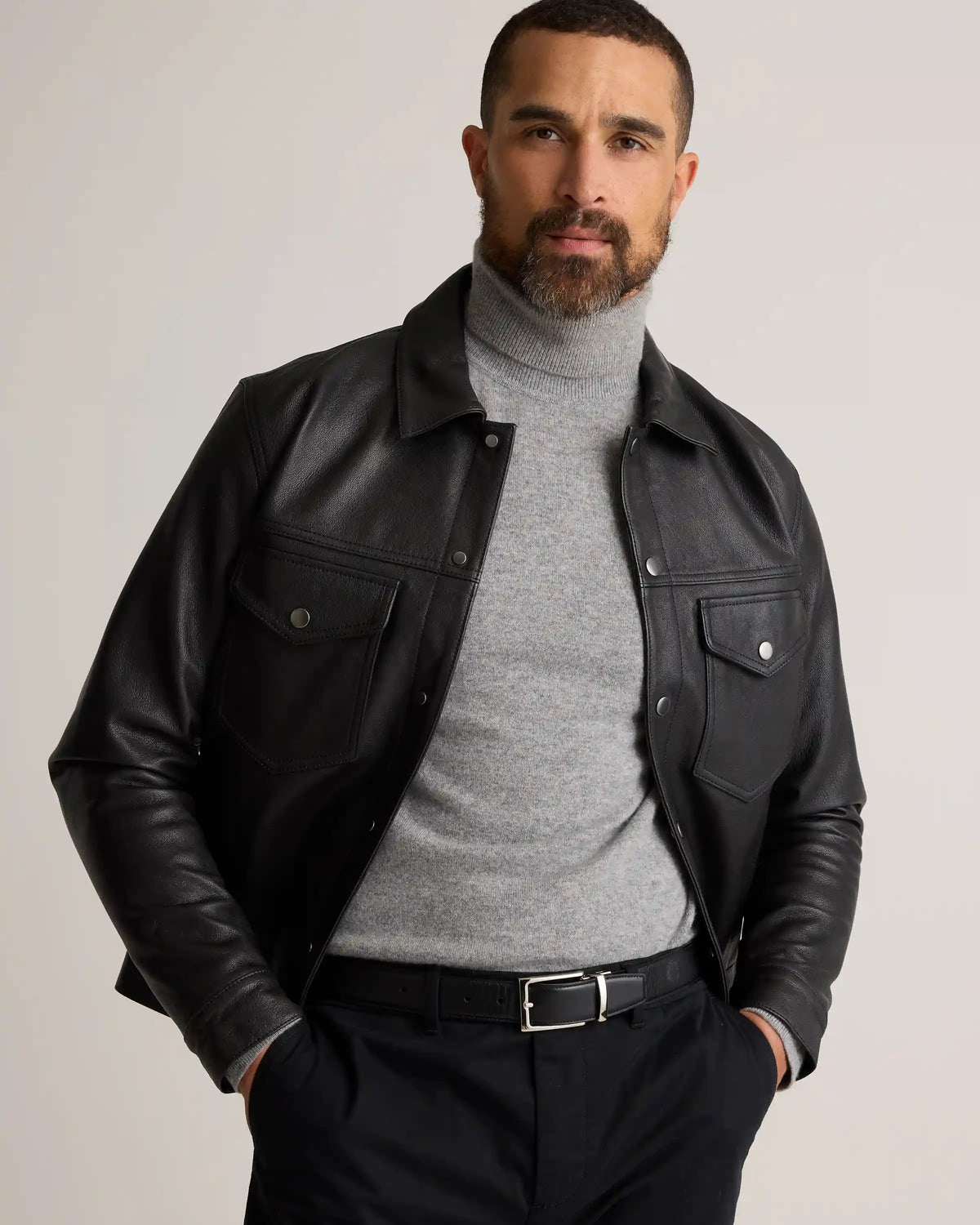 Mongolian Cashmere Turtleneck Sweater