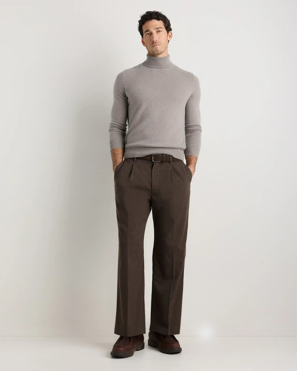 Mongolian Cashmere Turtleneck Sweater