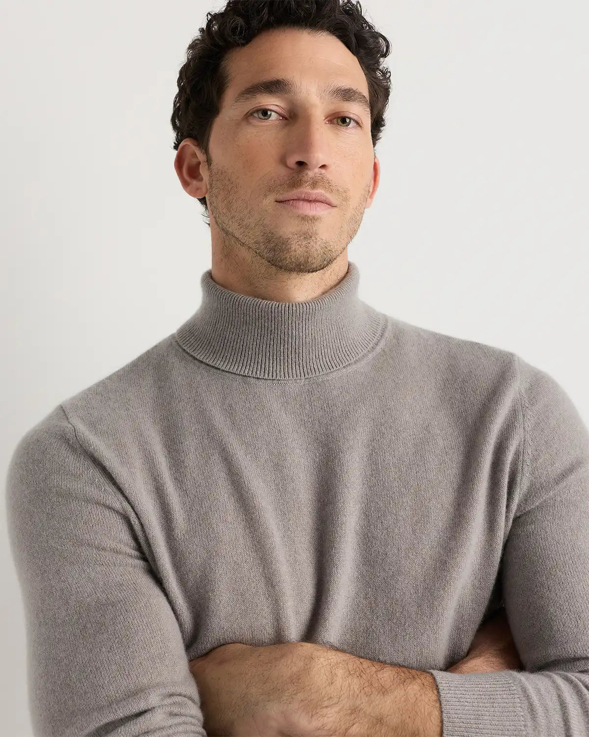 Mongolian Cashmere Turtleneck Sweater