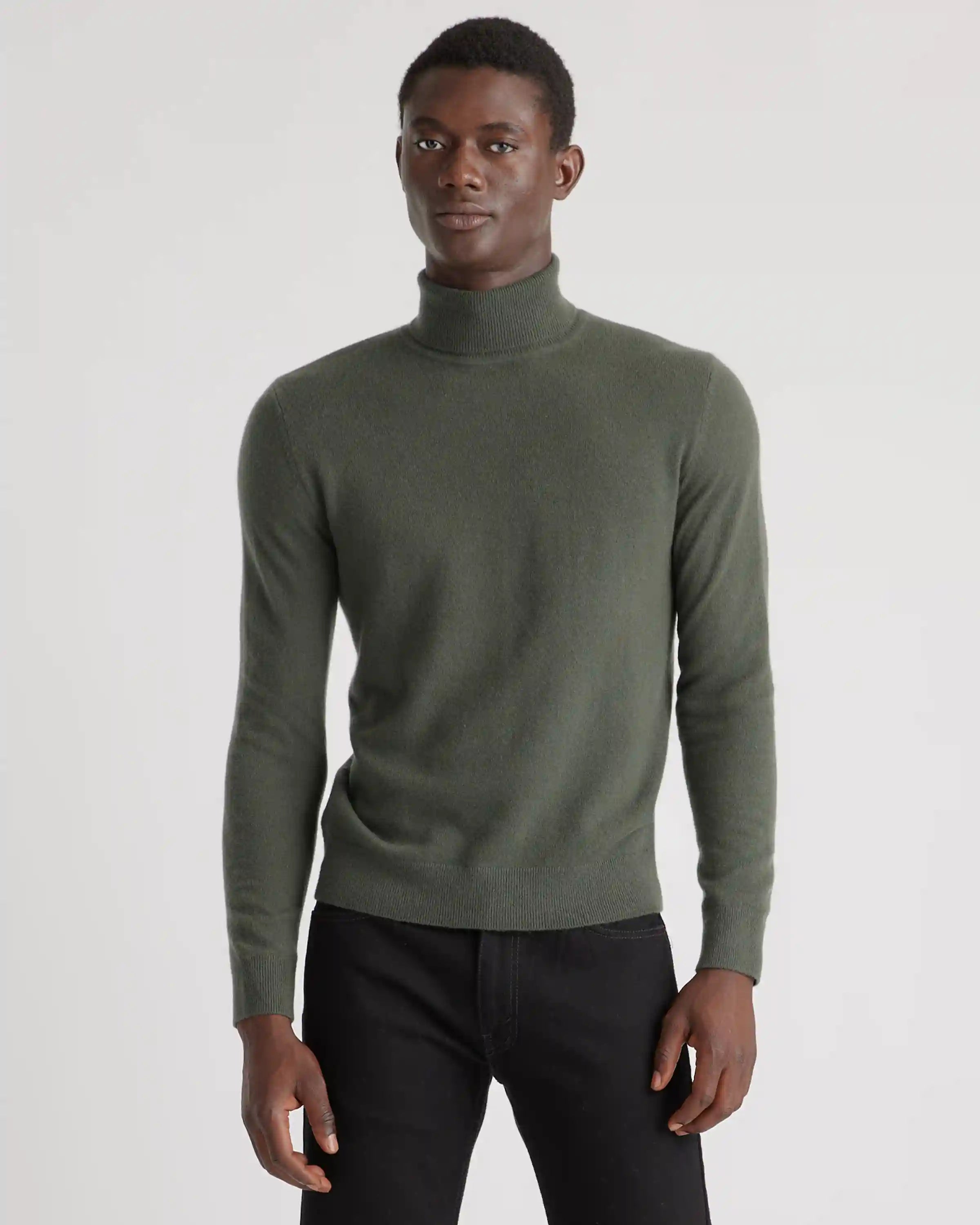 Mongolian Spring Cashmere Turtleneck Sweater