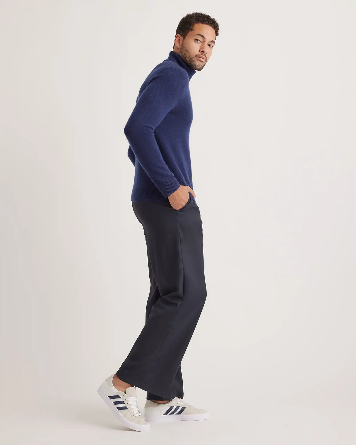 Mongolian Spring Cashmere Turtleneck Sweater