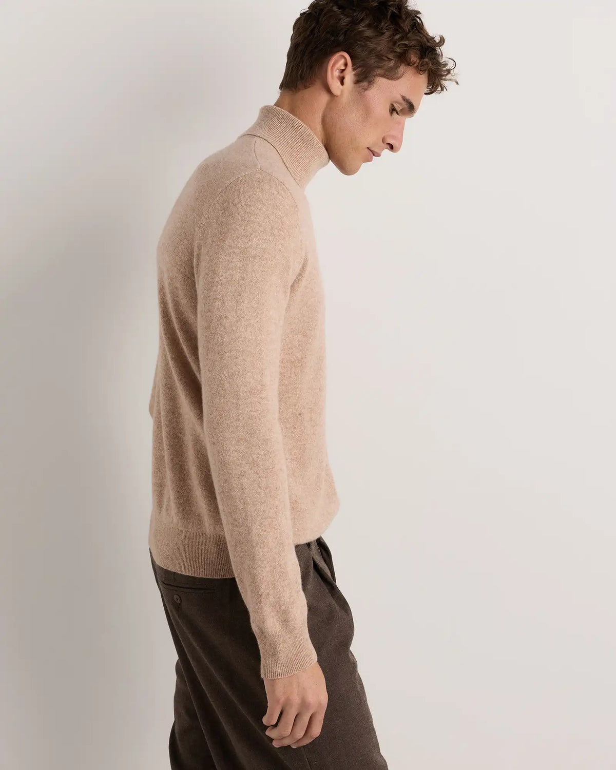 Mongolian Cashmere Turtleneck Sweater