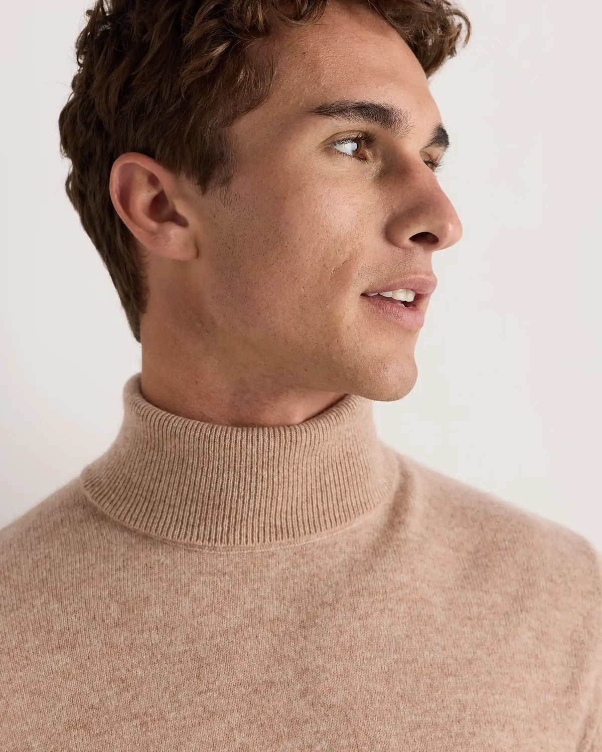 Mongolian Cashmere Turtleneck Sweater