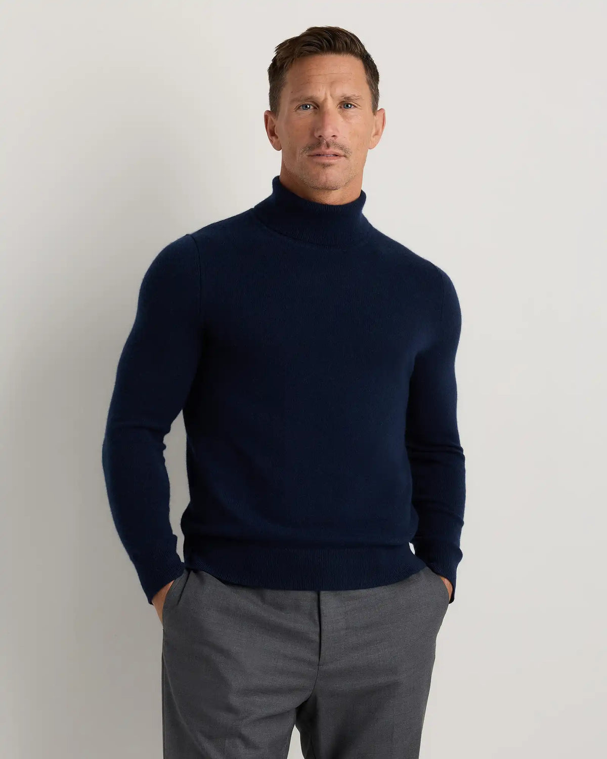 Mongolian Cashmere Turtleneck Sweater