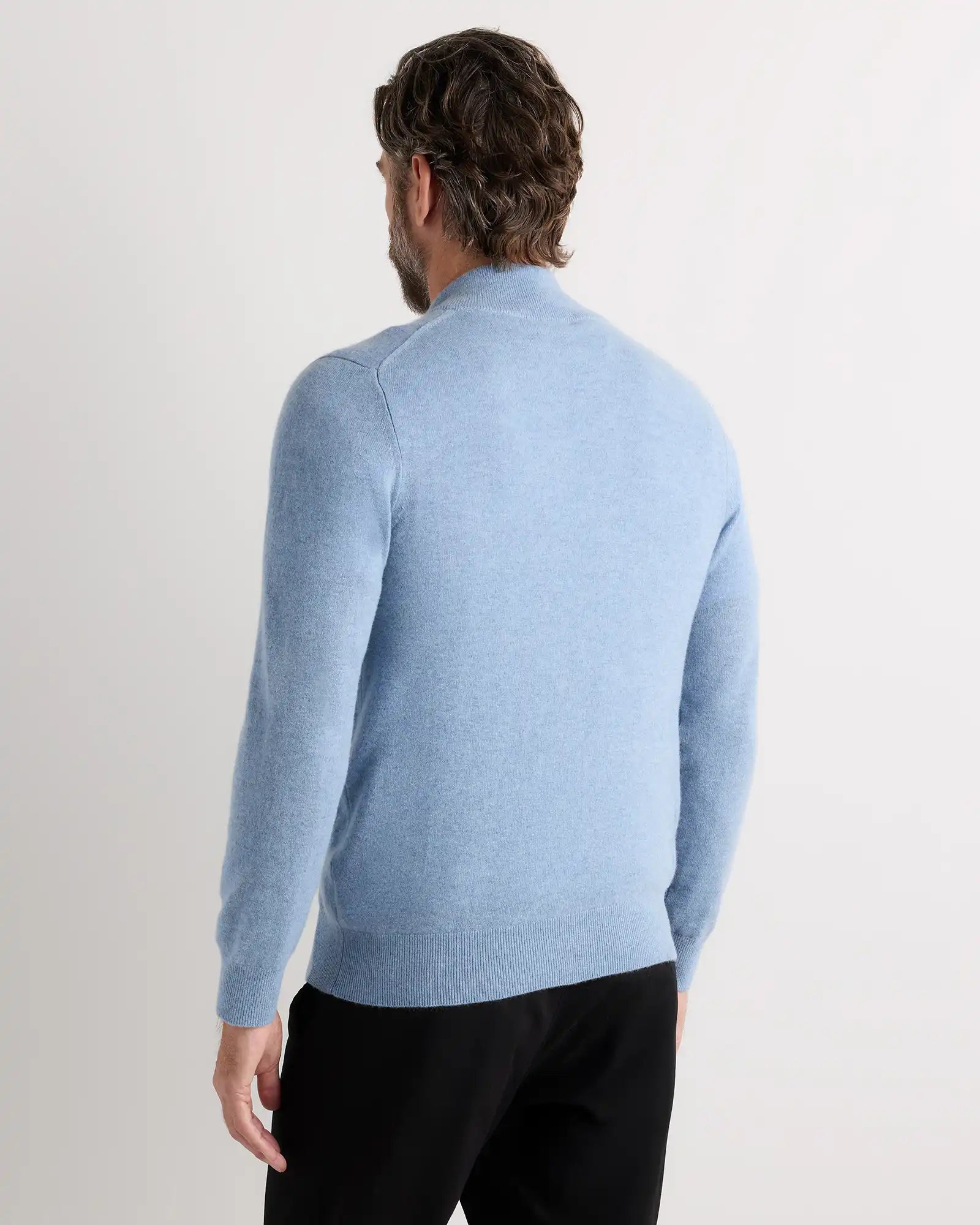 Mongolian Cashmere Full Zip Sweater