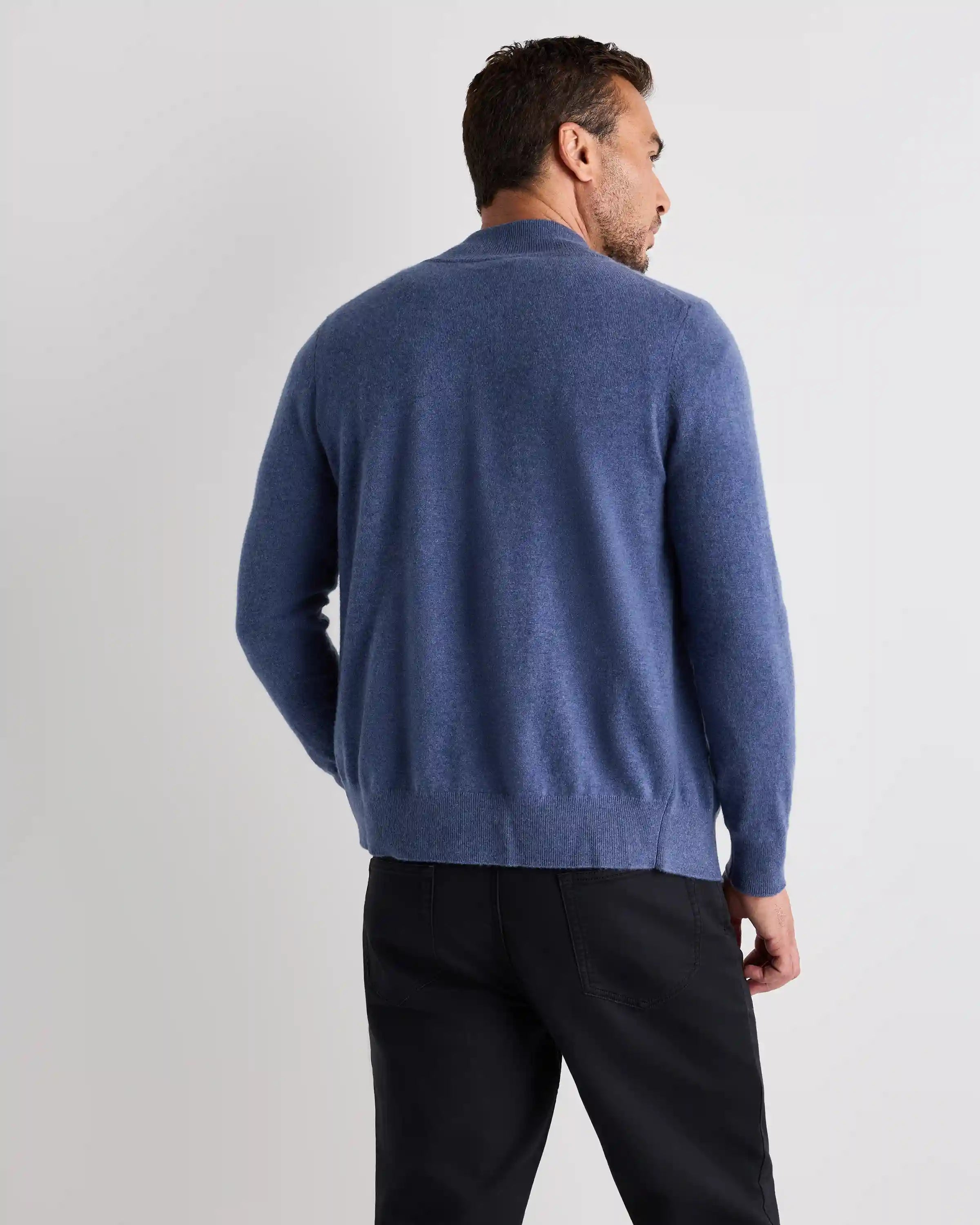Mongolian Cashmere Full Zip Sweater