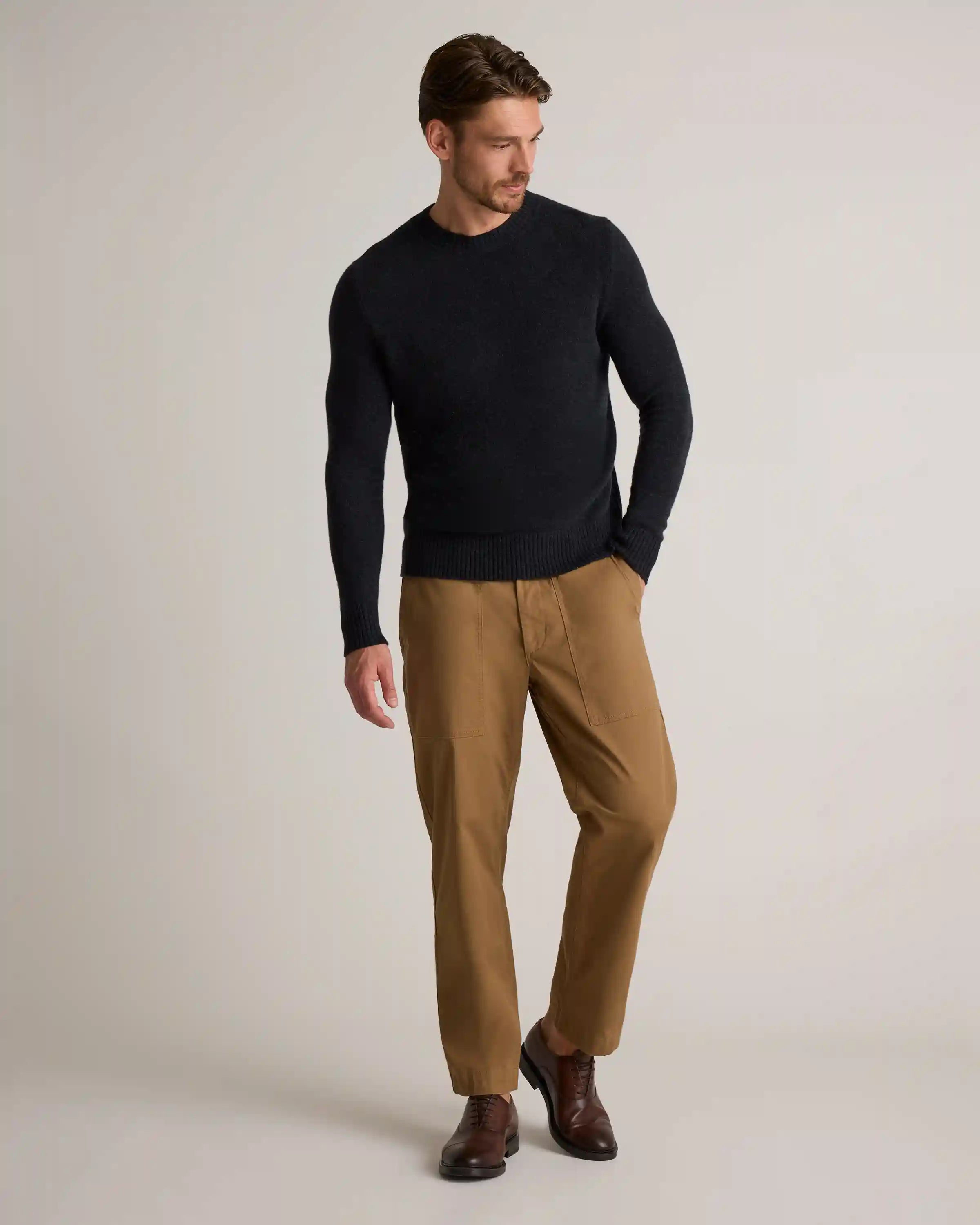 Luxe Baby Cashmere Crewneck Sweater
