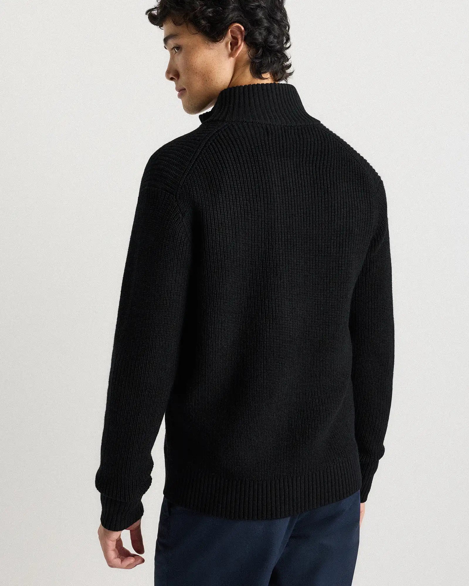 Australian Merino Wool Full Zip Sweater